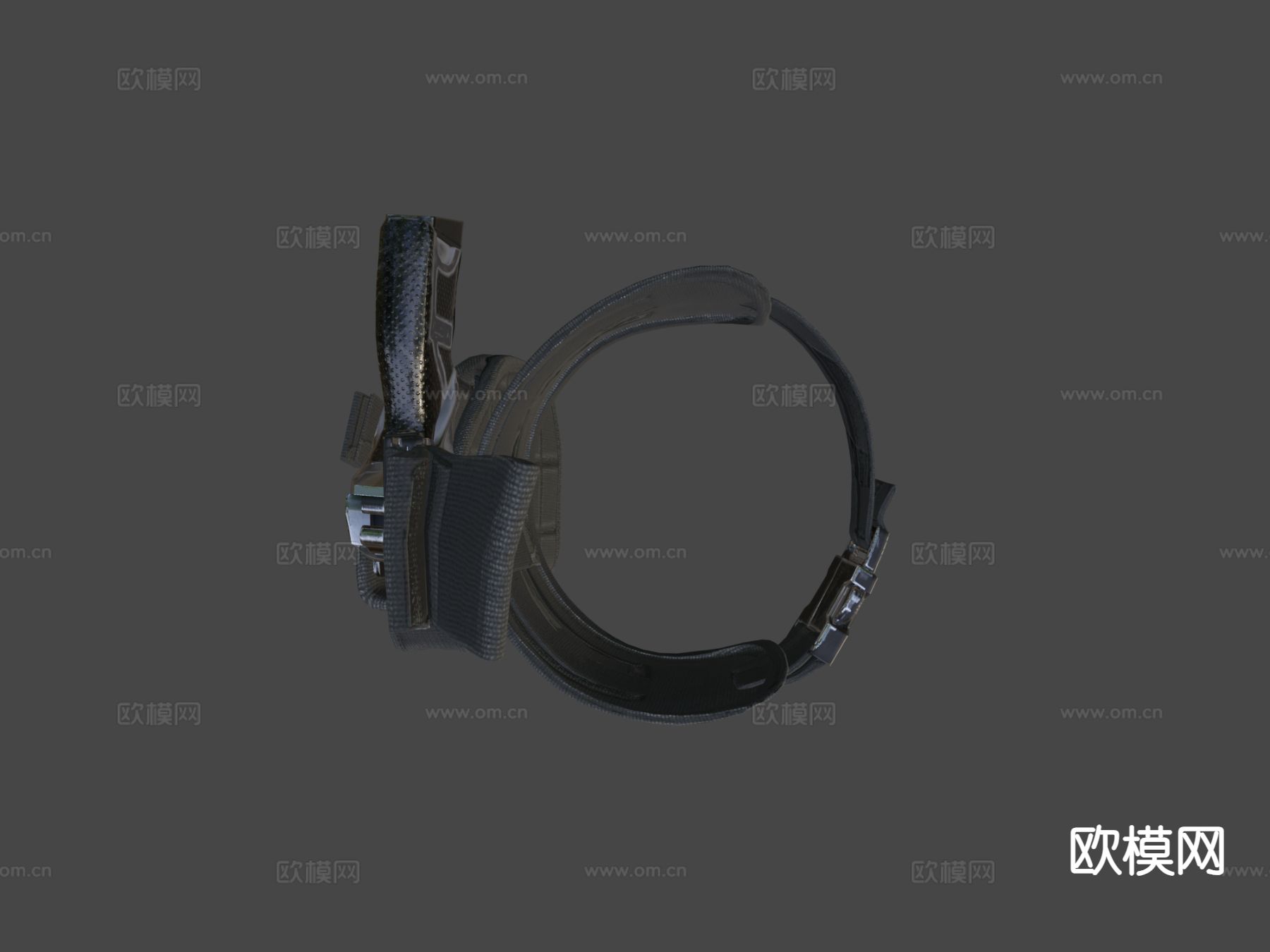 大腿枪套su模型下载（渲染图3）