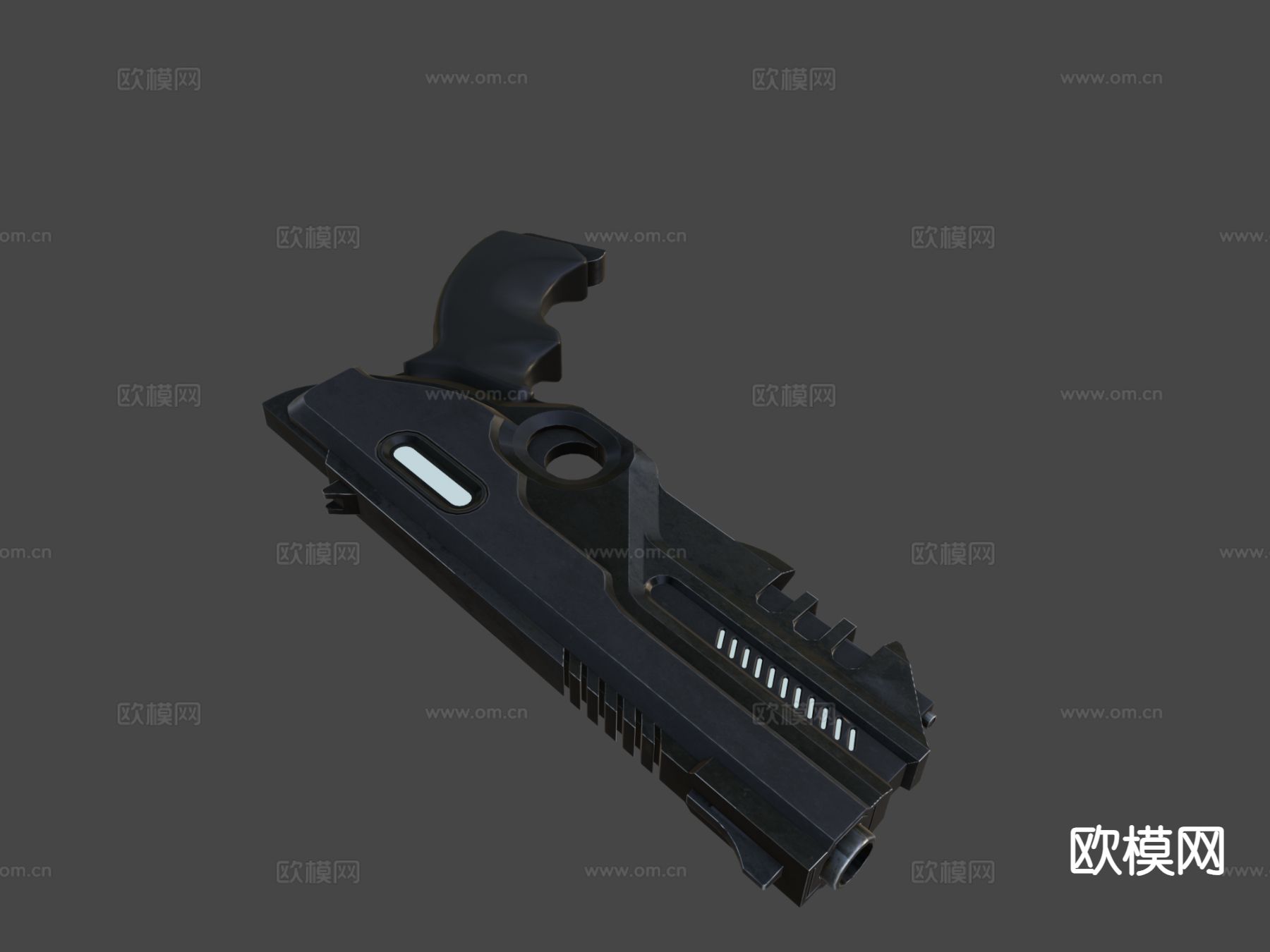 未来枪su模型下载（渲染图4）