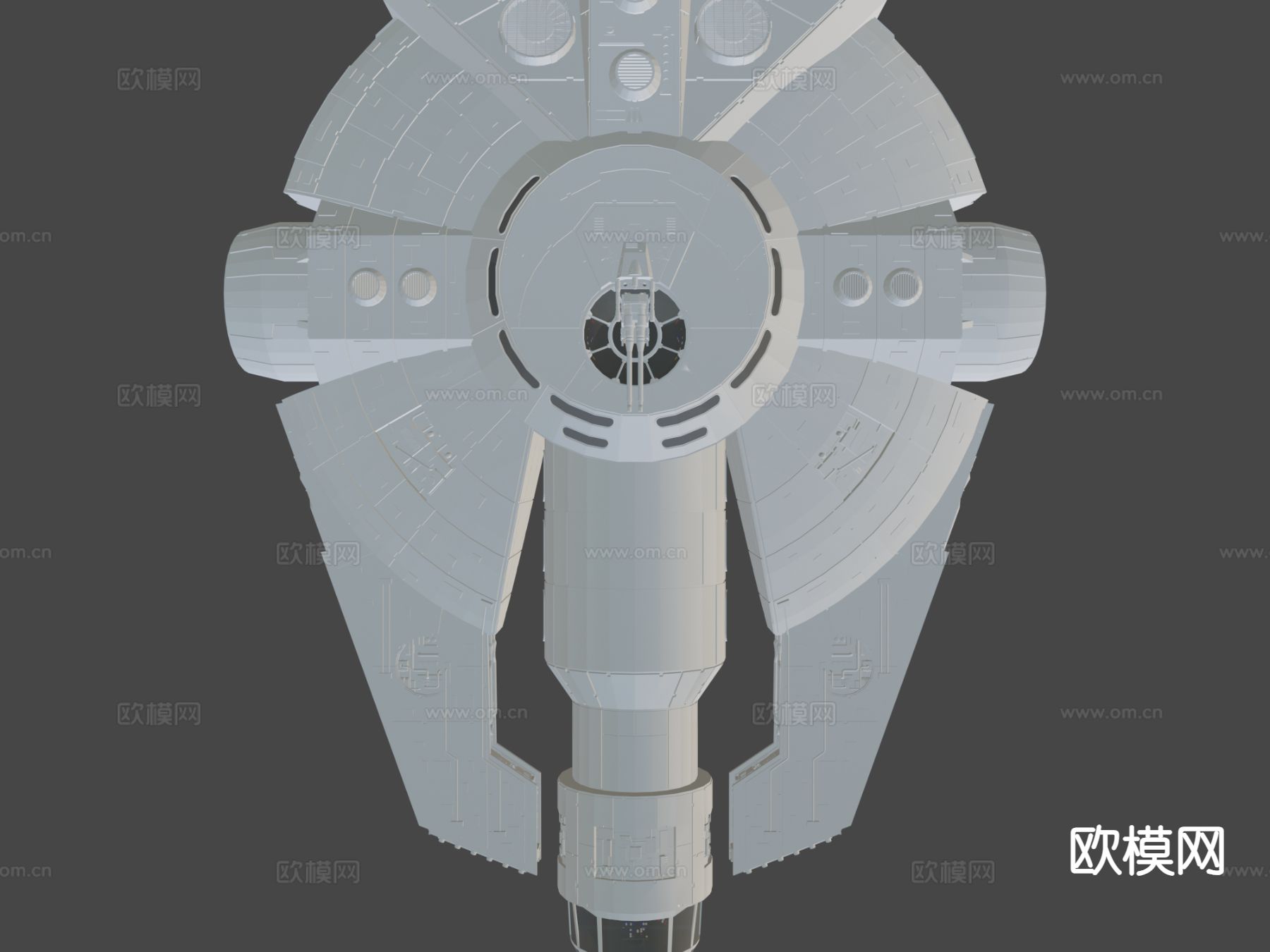 星际站su模型下载（渲染图6）