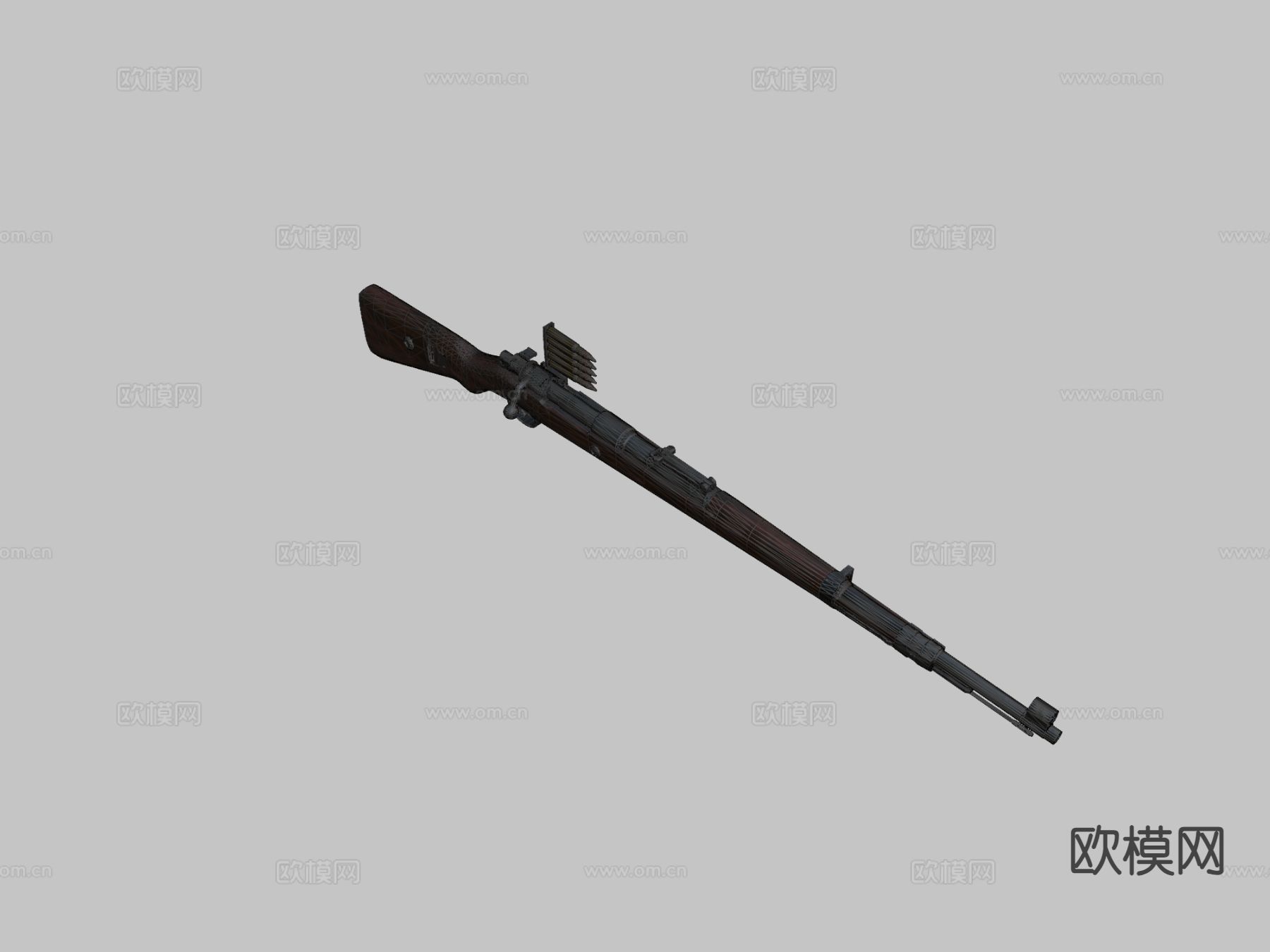 毛瑟卡宾枪98ksu模型下载（渲染图3）