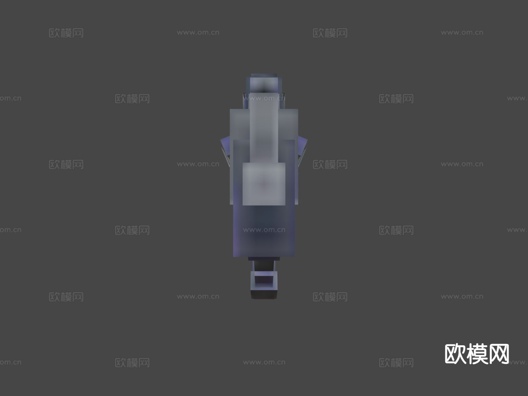 束能步枪su模型下载（渲染图6）