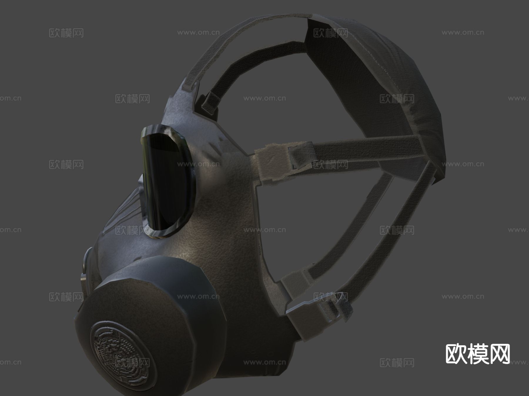 防毒面具su模型下载（渲染图7）