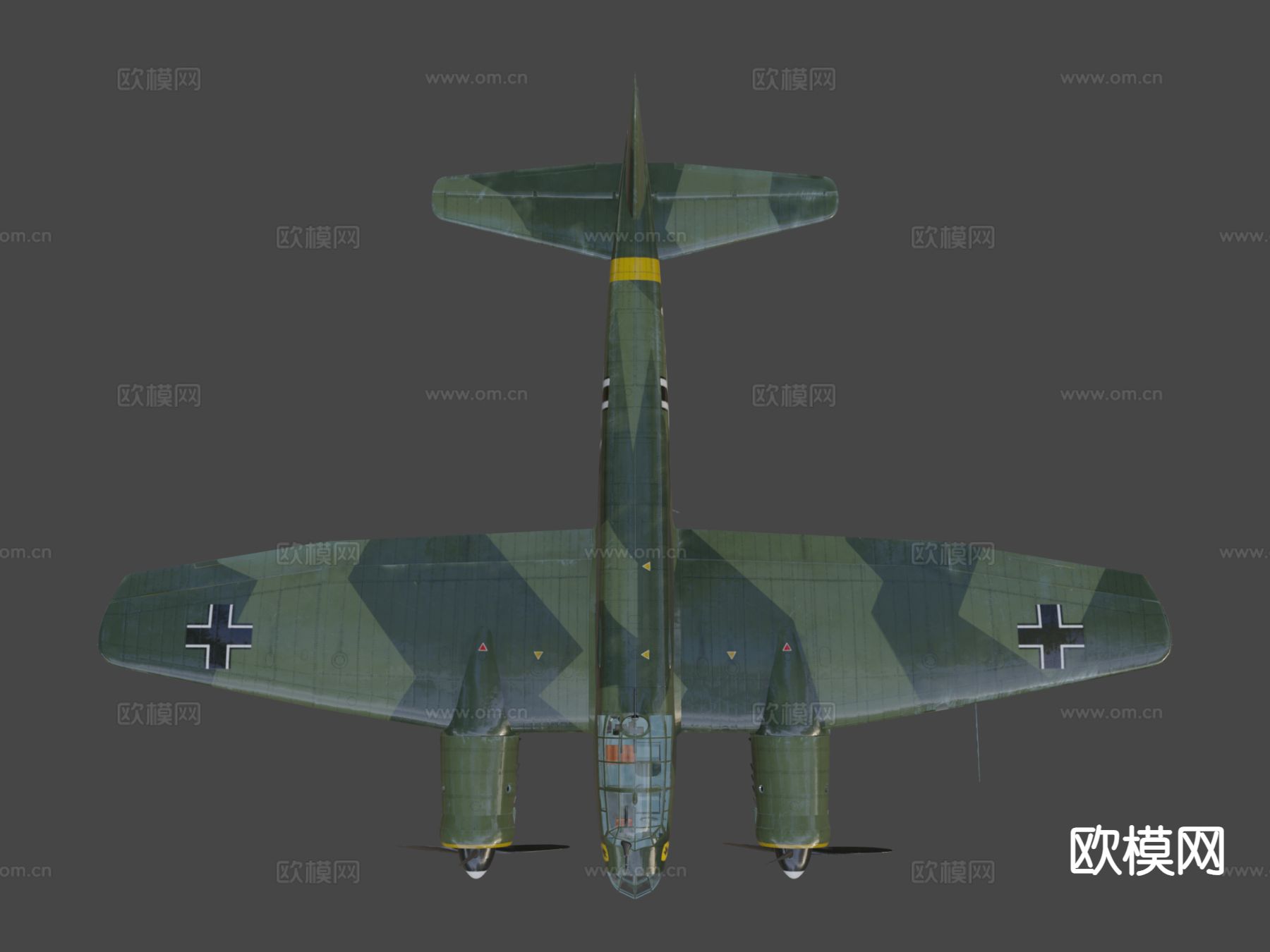 轰炸机su模型下载（渲染图5）