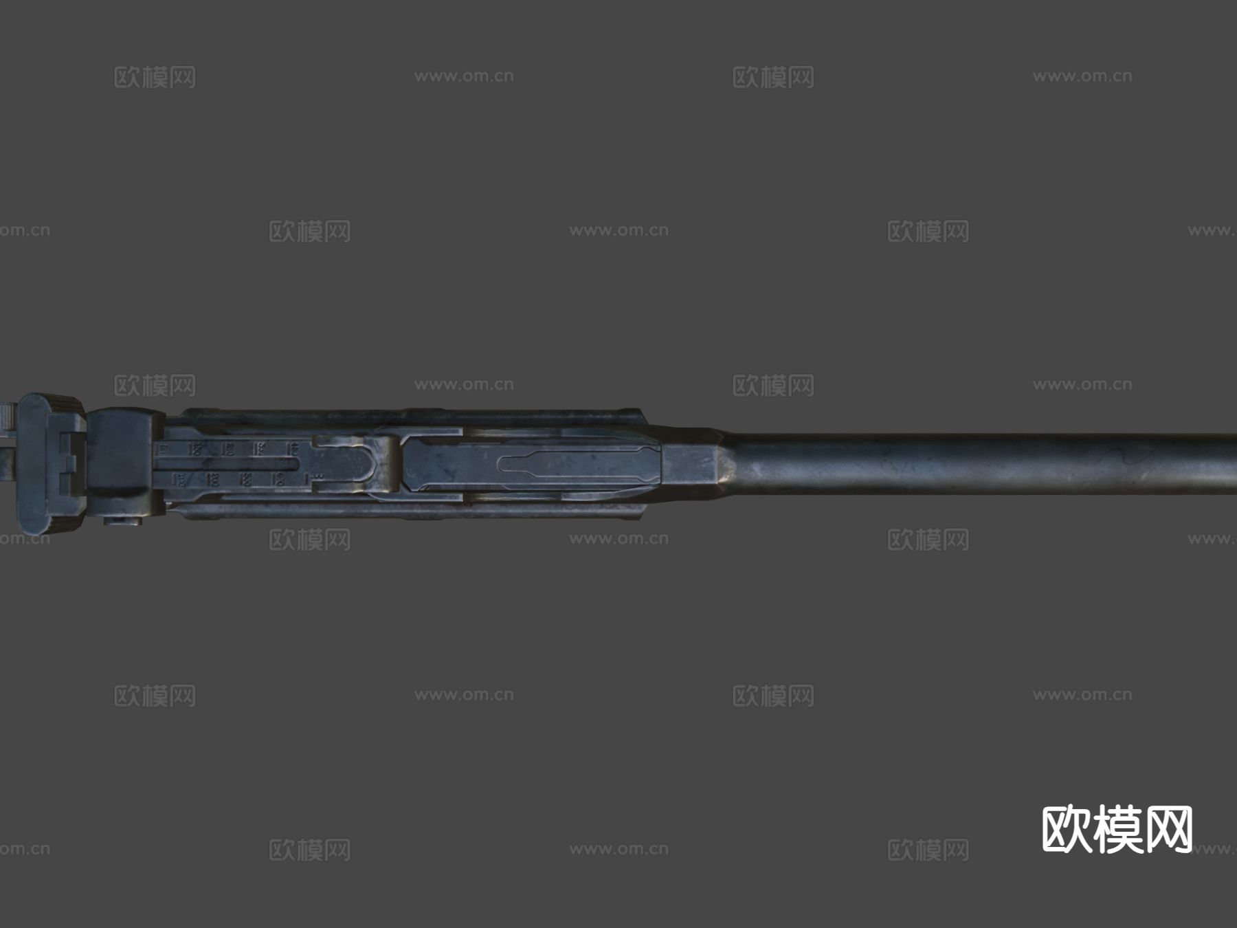 毛瑟C96手枪su模型下载（渲染图7）
