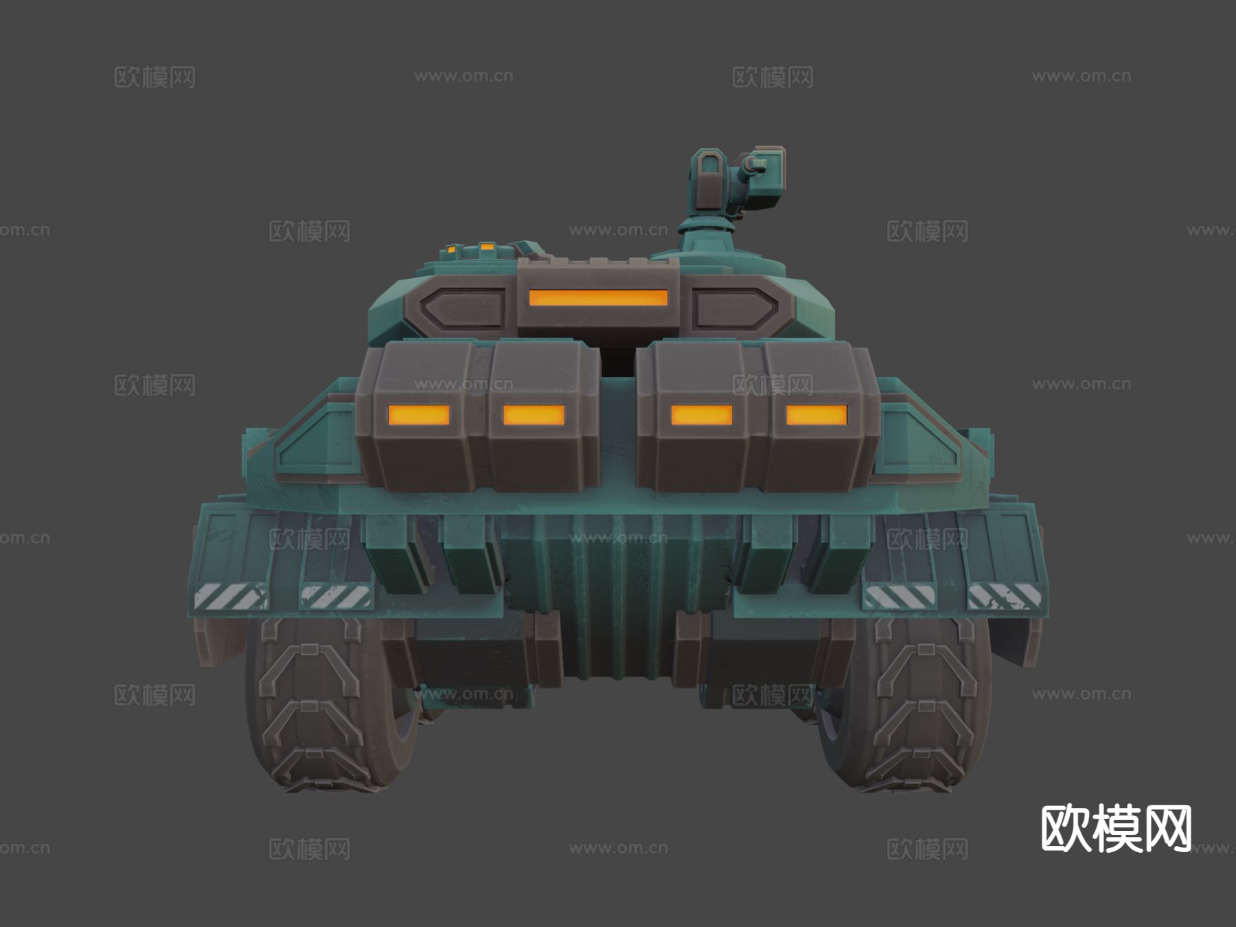 轻型步兵坦克su模型下载（渲染图4）