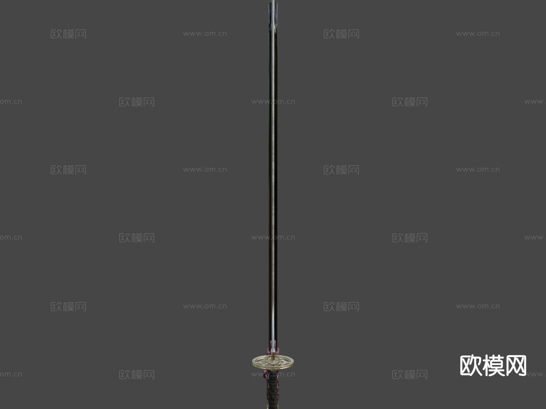 武士刀 唐刀su模型下载（渲染图6）