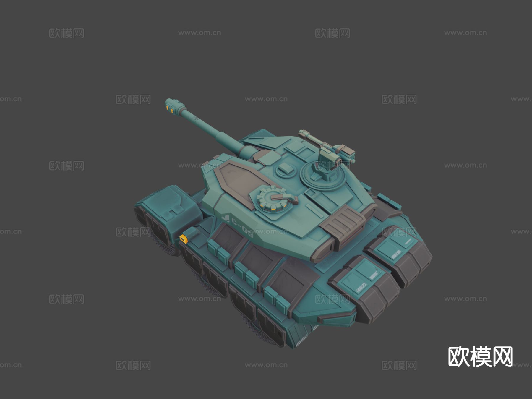轻型步兵坦克su模型下载（渲染图5）