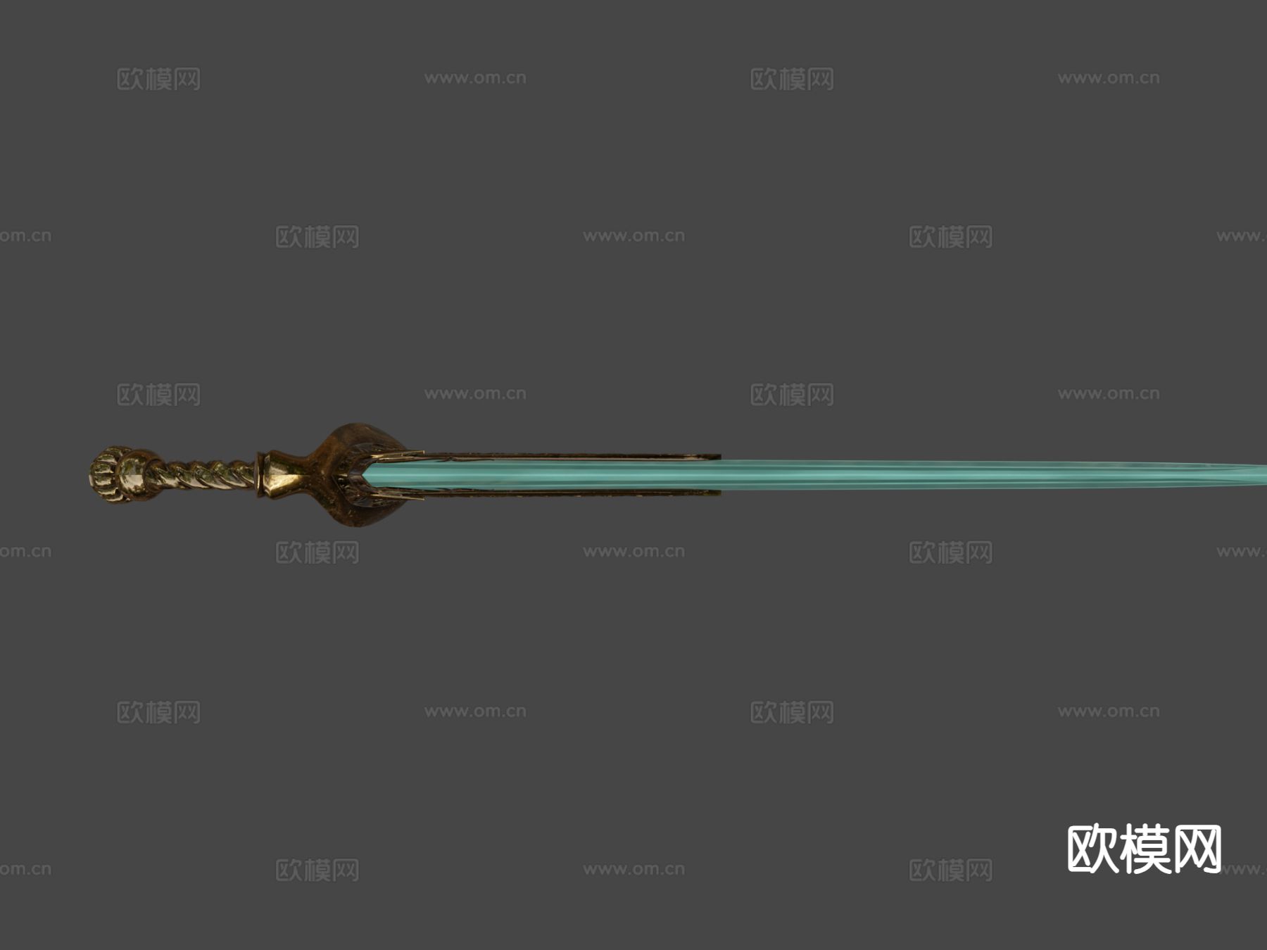 月光大剑su模型下载（渲染图7）