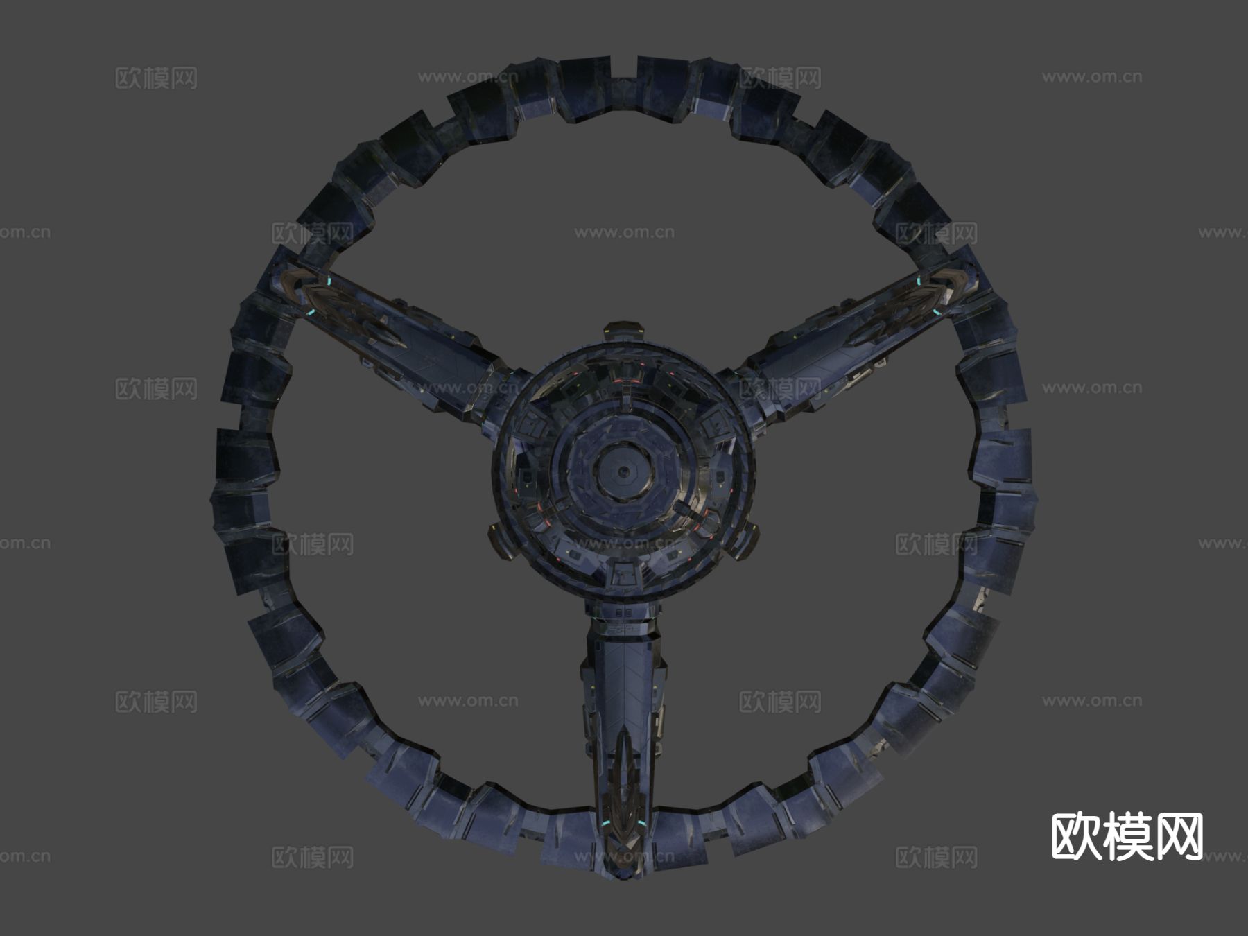 人类太空站su模型下载（渲染图7）