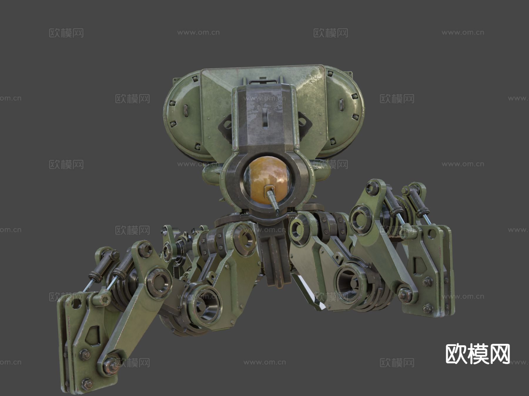 火焰喷射机甲su模型下载（渲染图7）