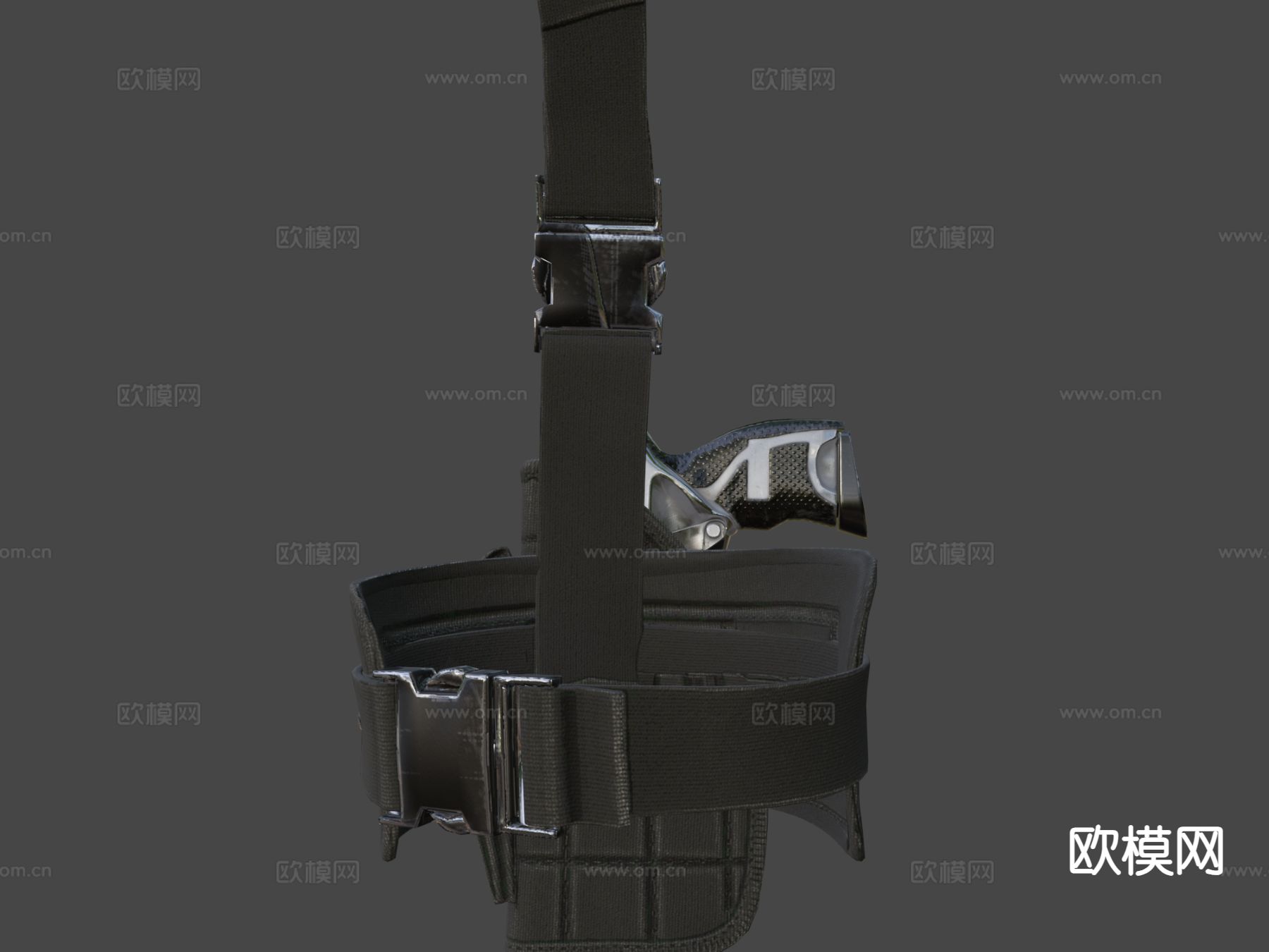 大腿枪套su模型下载（渲染图6）