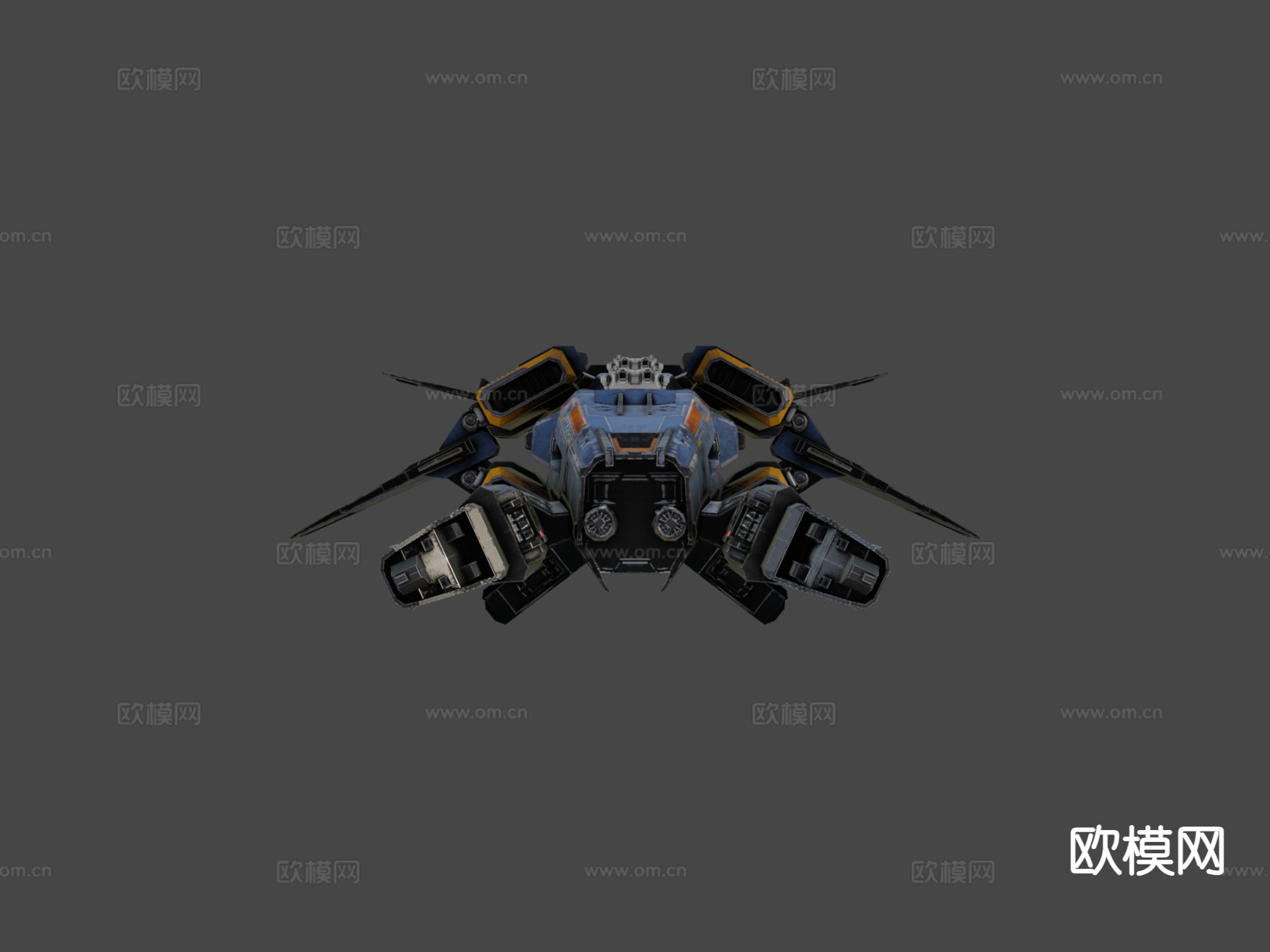 护航舰su模型下载（渲染图6）