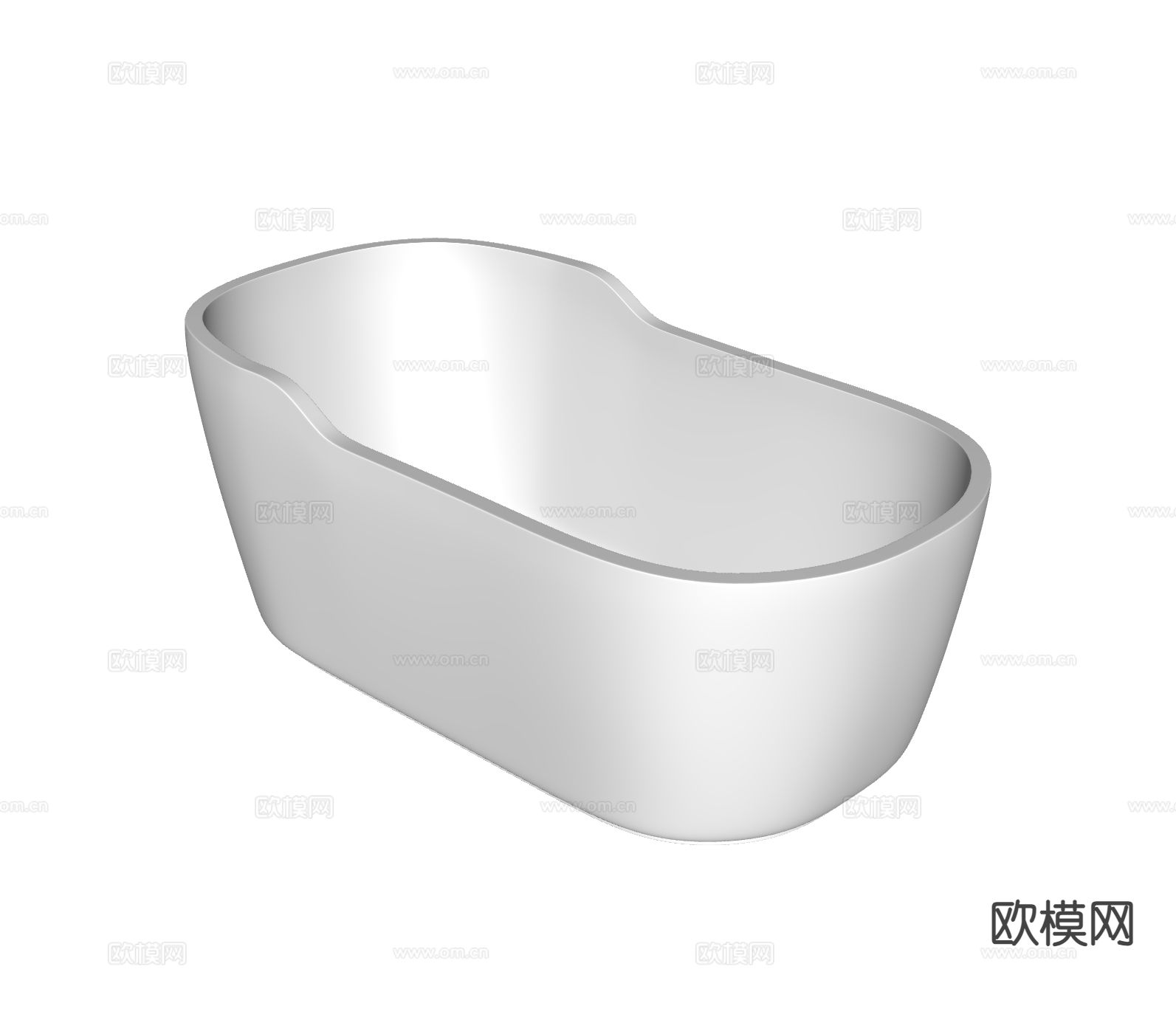 Antoniolupi 意式简约浴缸su模型下载（渲染图1）