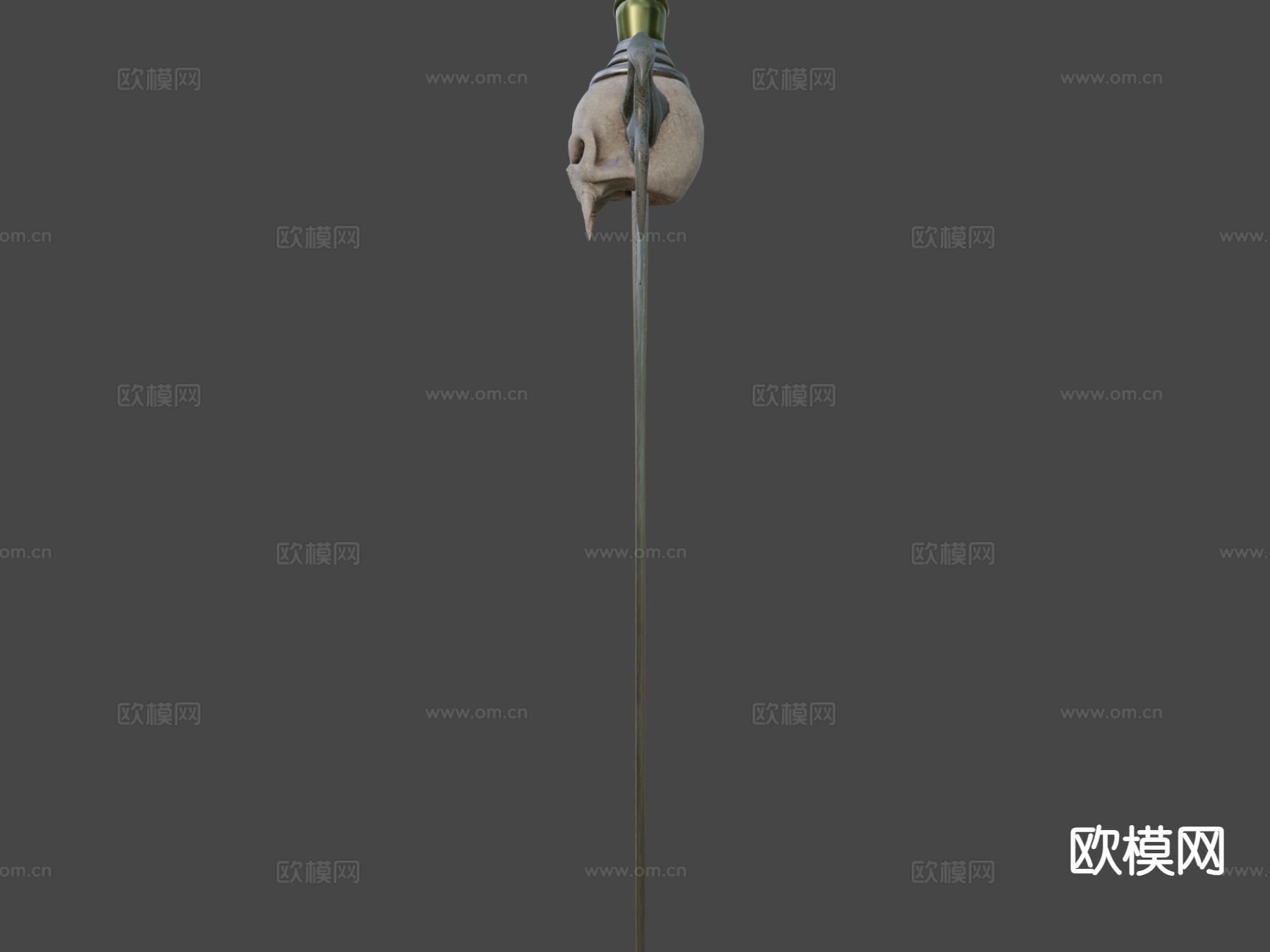 灵魂掠夺者剑su模型下载（渲染图7）