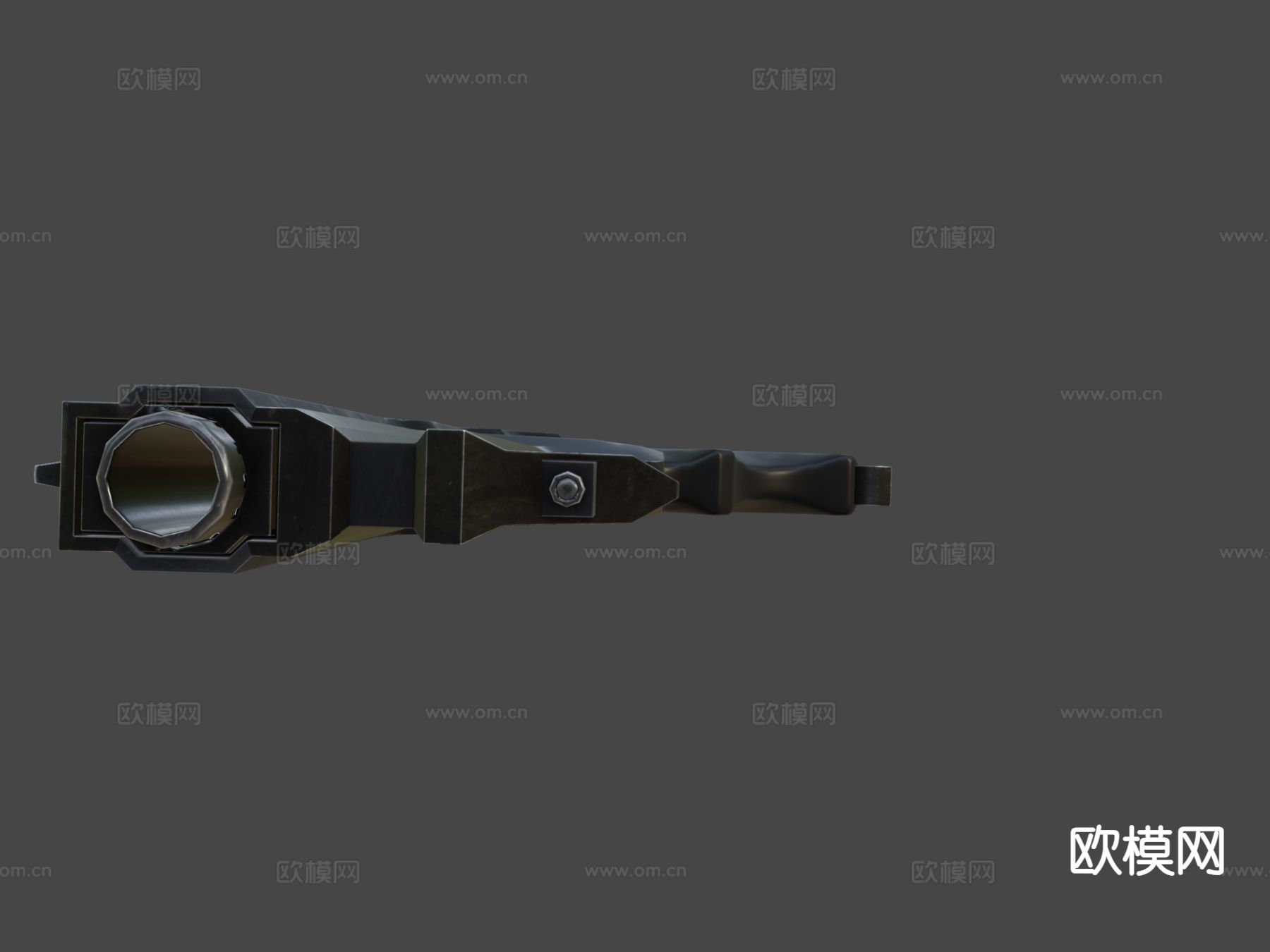 未来枪su模型下载（渲染图5）