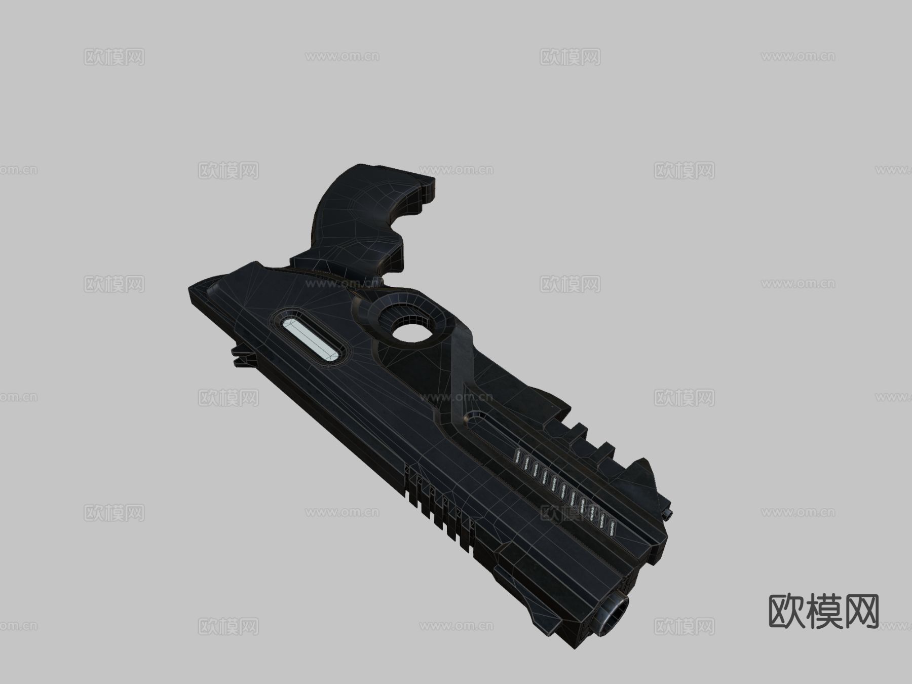 未来枪su模型下载（渲染图3）