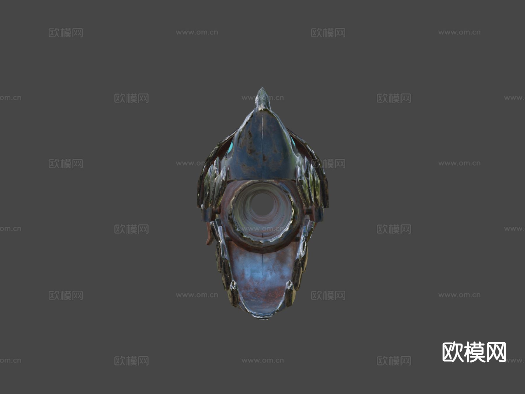 金克丝鱼骨火箭筒su模型下载（渲染图5）