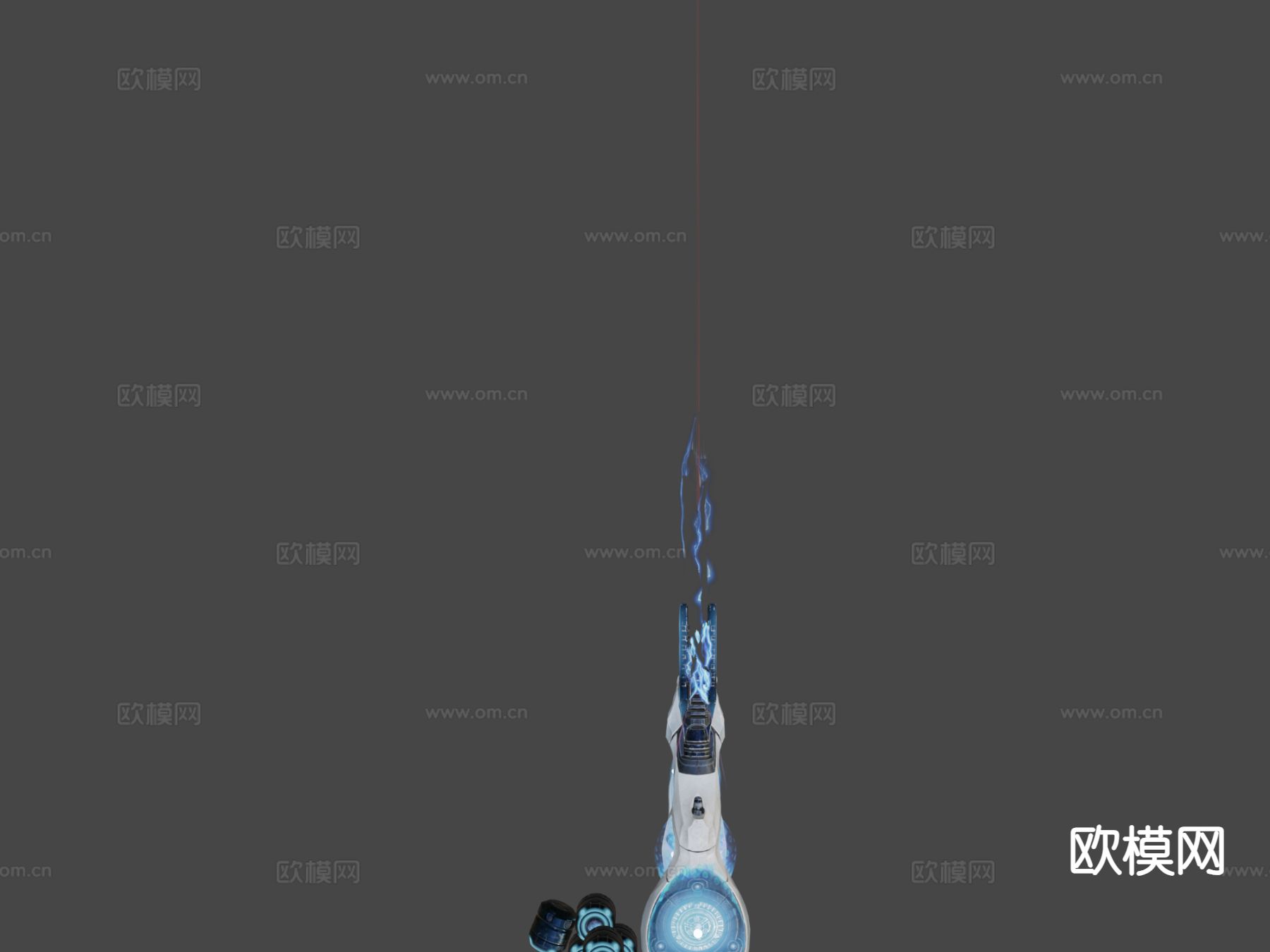 等离子步枪su模型下载（渲染图4）