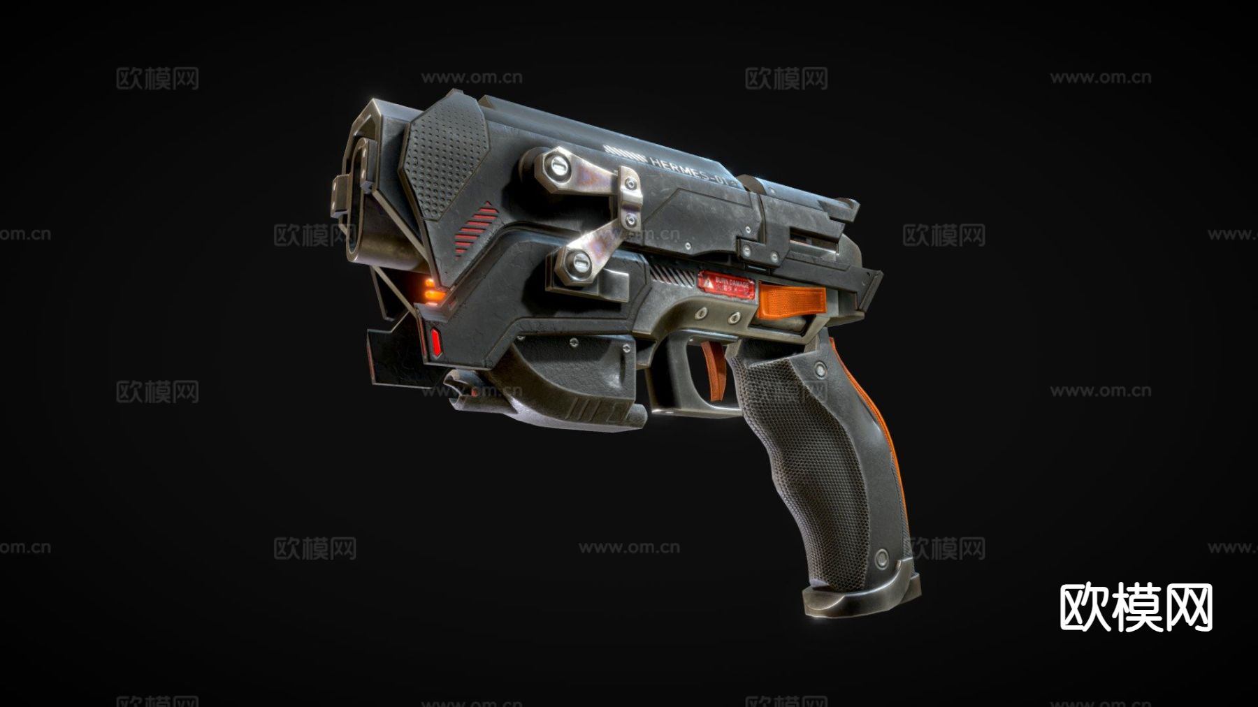 激光武器手枪su模型下载（渲染图5）