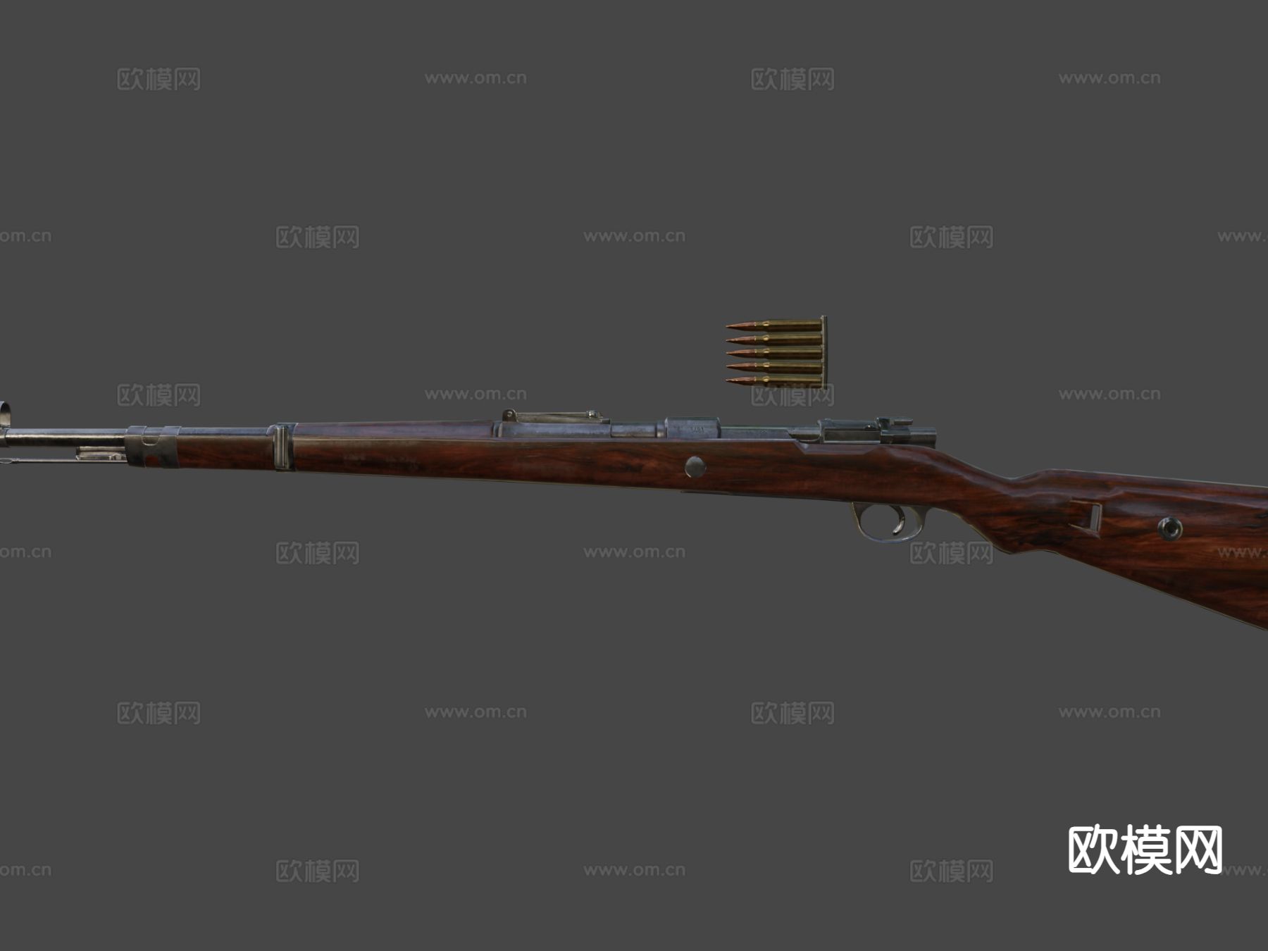 毛瑟卡宾枪98ksu模型下载（渲染图4）