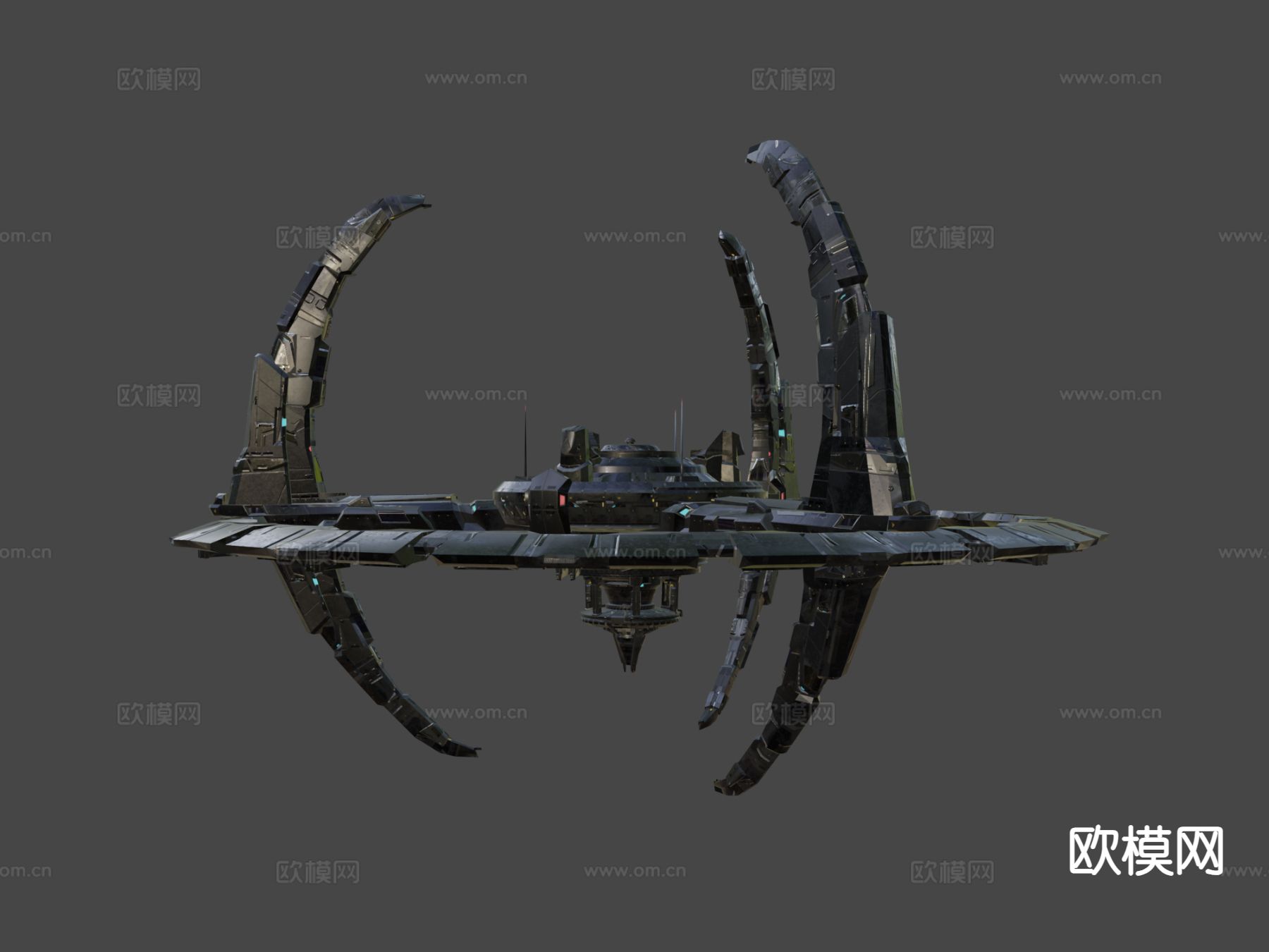 人类太空站su模型下载（渲染图5）