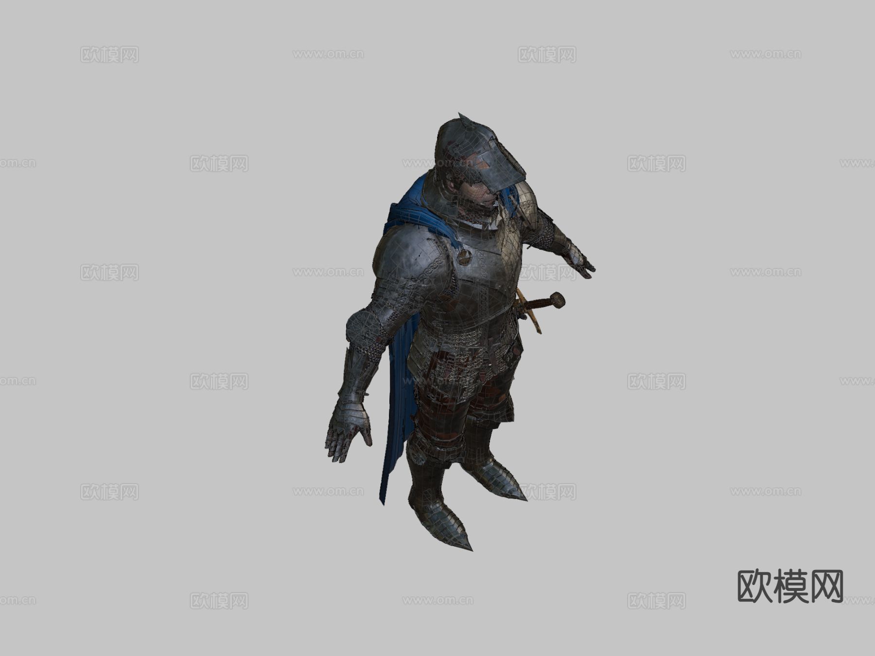 骑士su模型下载（渲染图3）