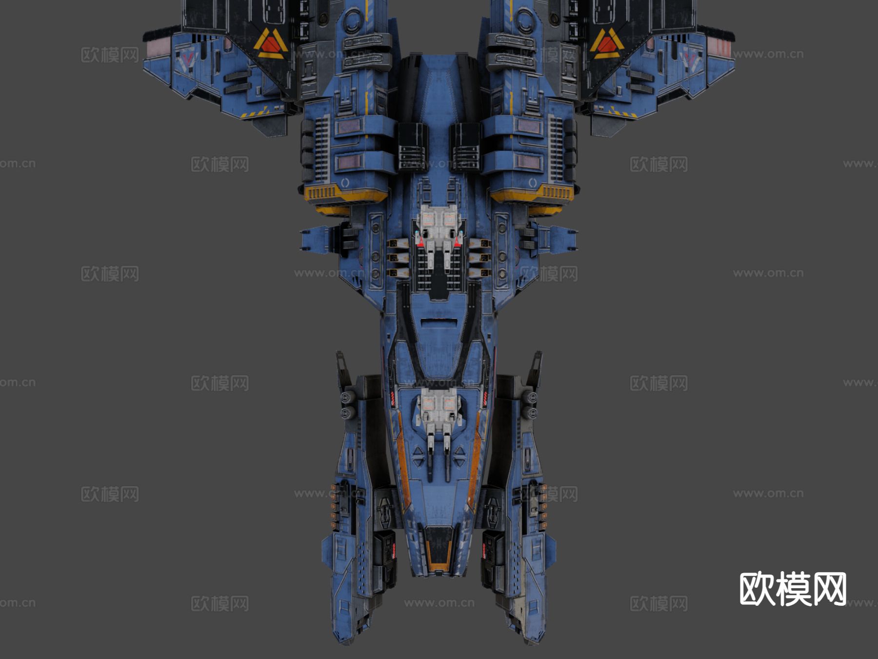 护航舰su模型下载（渲染图7）