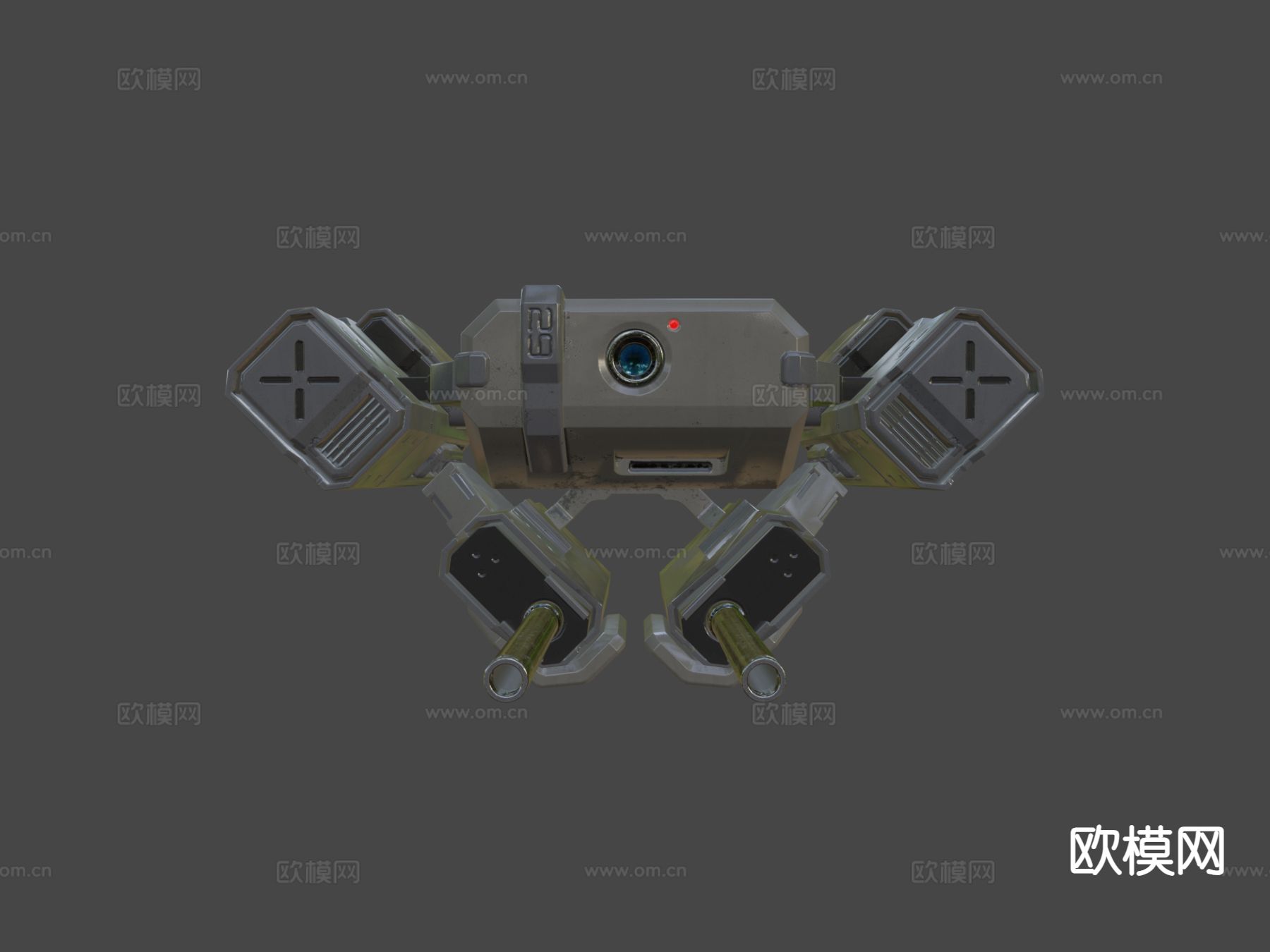 科幻无人机su模型下载（渲染图7）