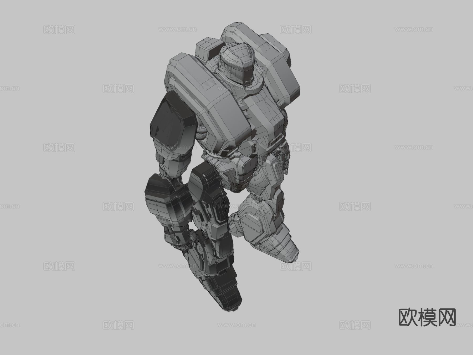 启发杰格机器人su模型下载（渲染图3）