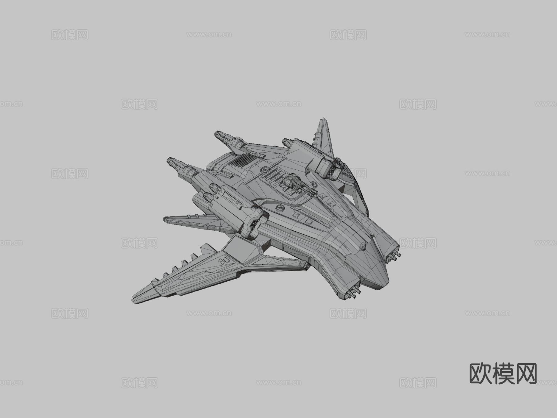 宇宙飞船su模型下载（渲染图3）