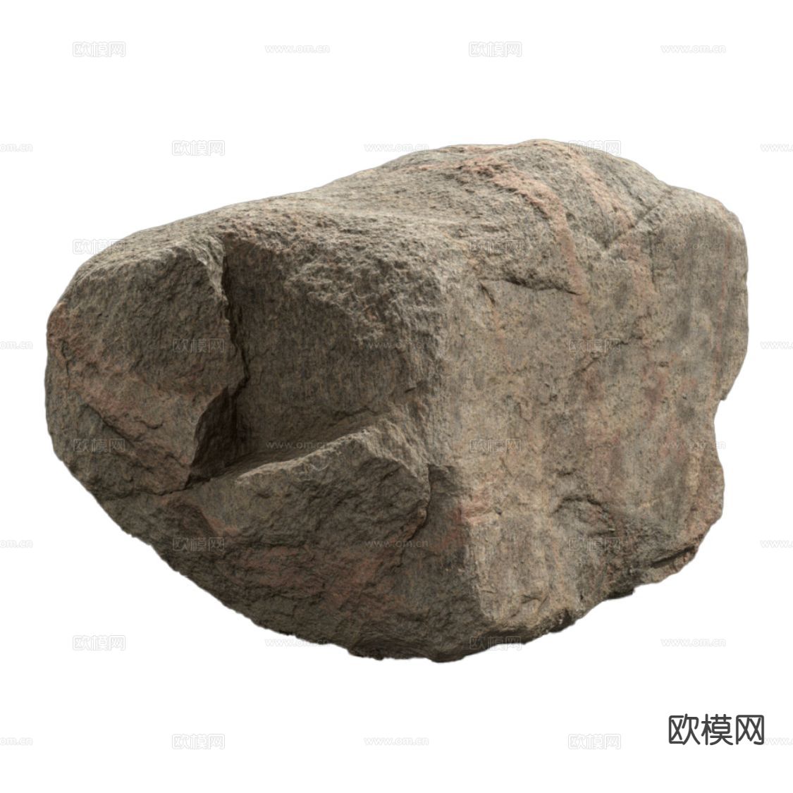 现代岩石 花岗岩3d模型下载