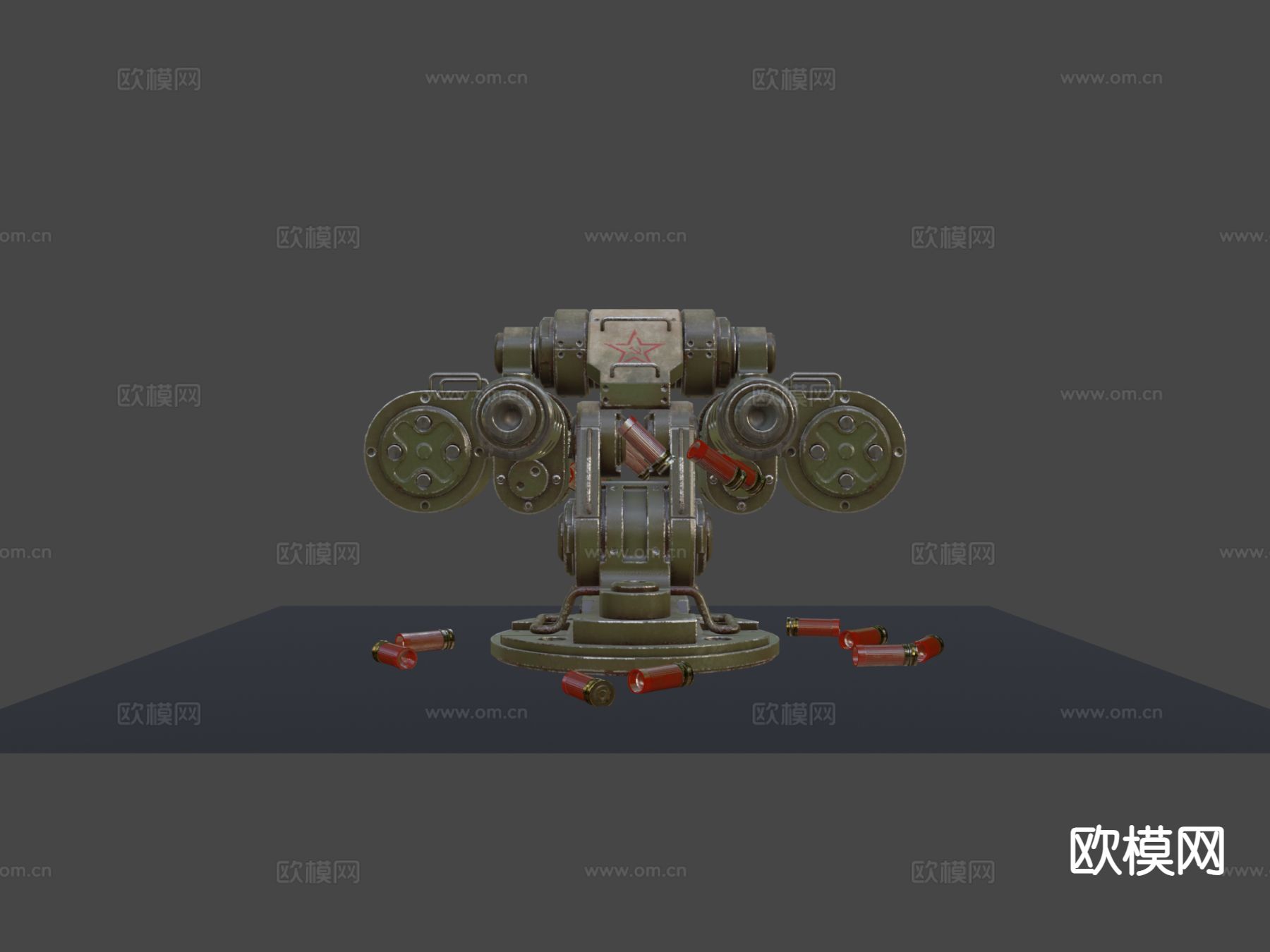 炮塔su模型下载（渲染图5）