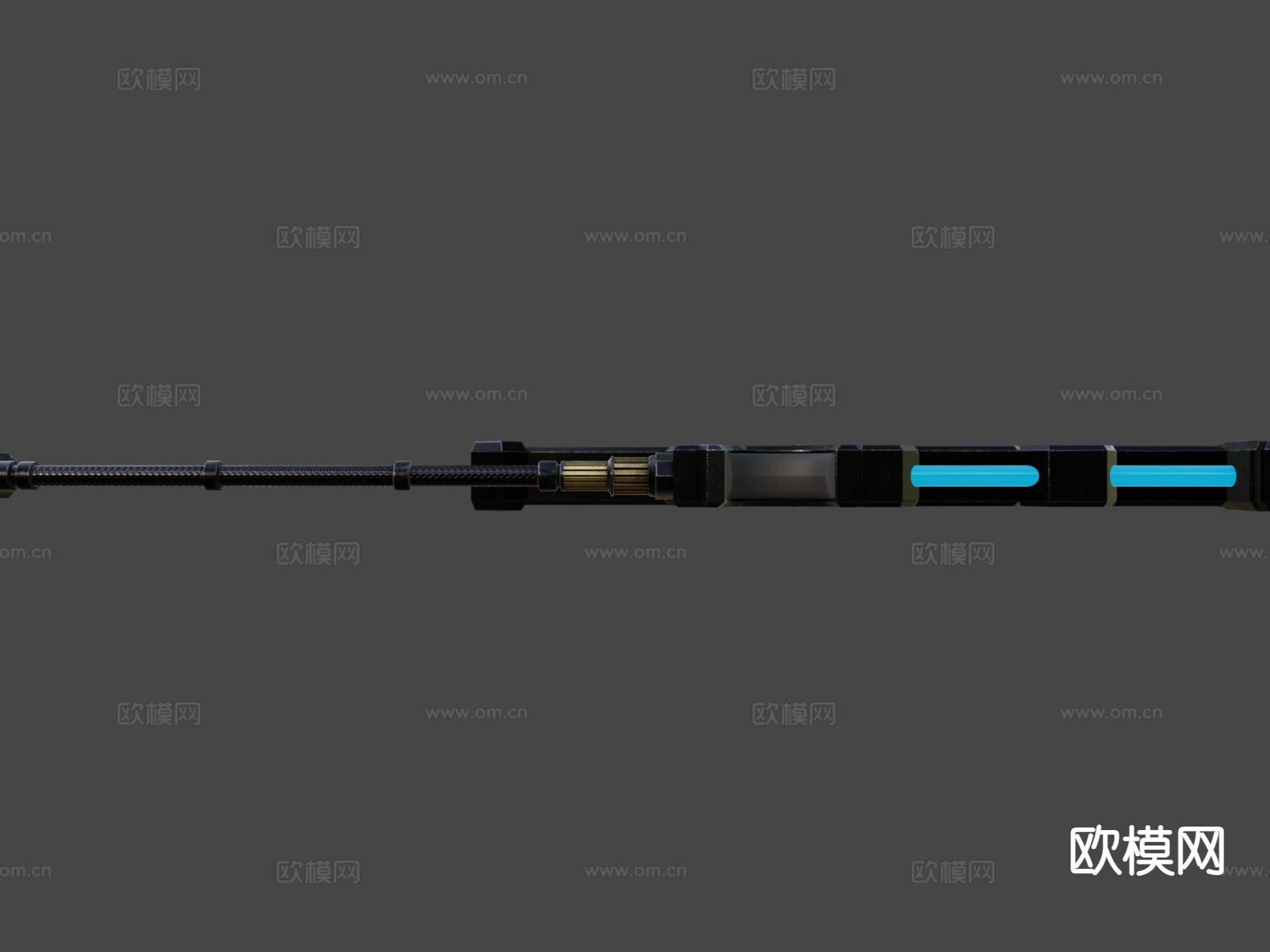 砍刀 光剑 游戏道具su模型下载（渲染图4）