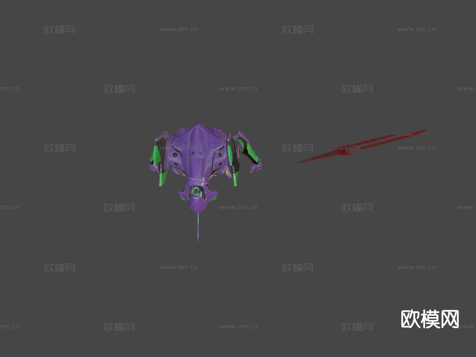 机械怪物su模型下载（渲染图7）