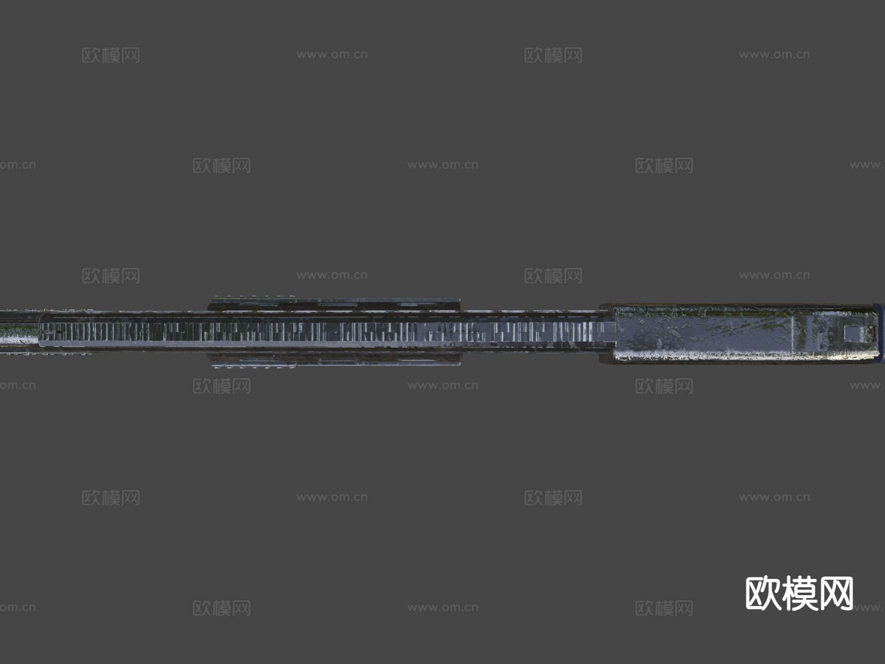 霰弹斧su模型下载（渲染图5）