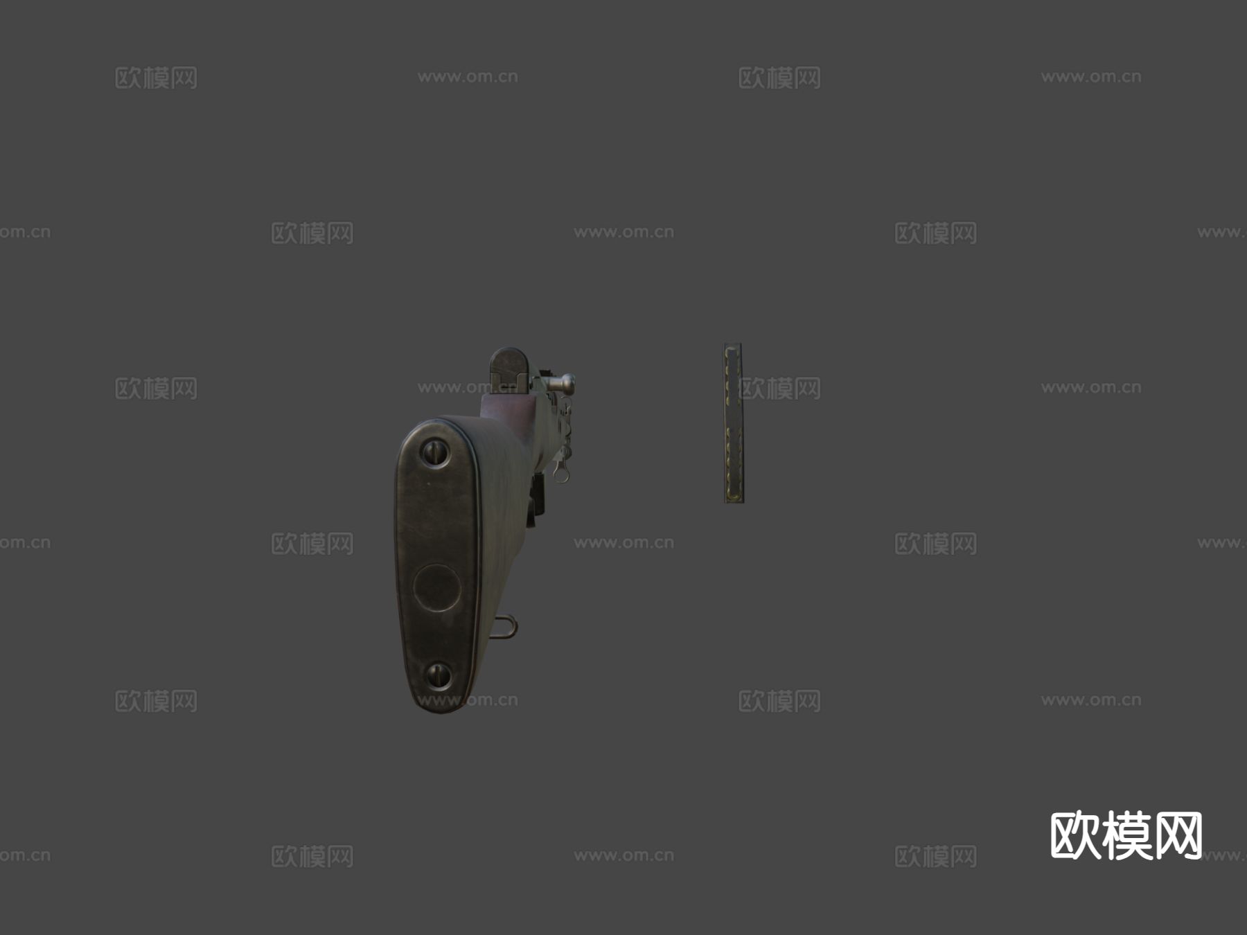 俄罗斯SKS步枪su模型下载（渲染图6）