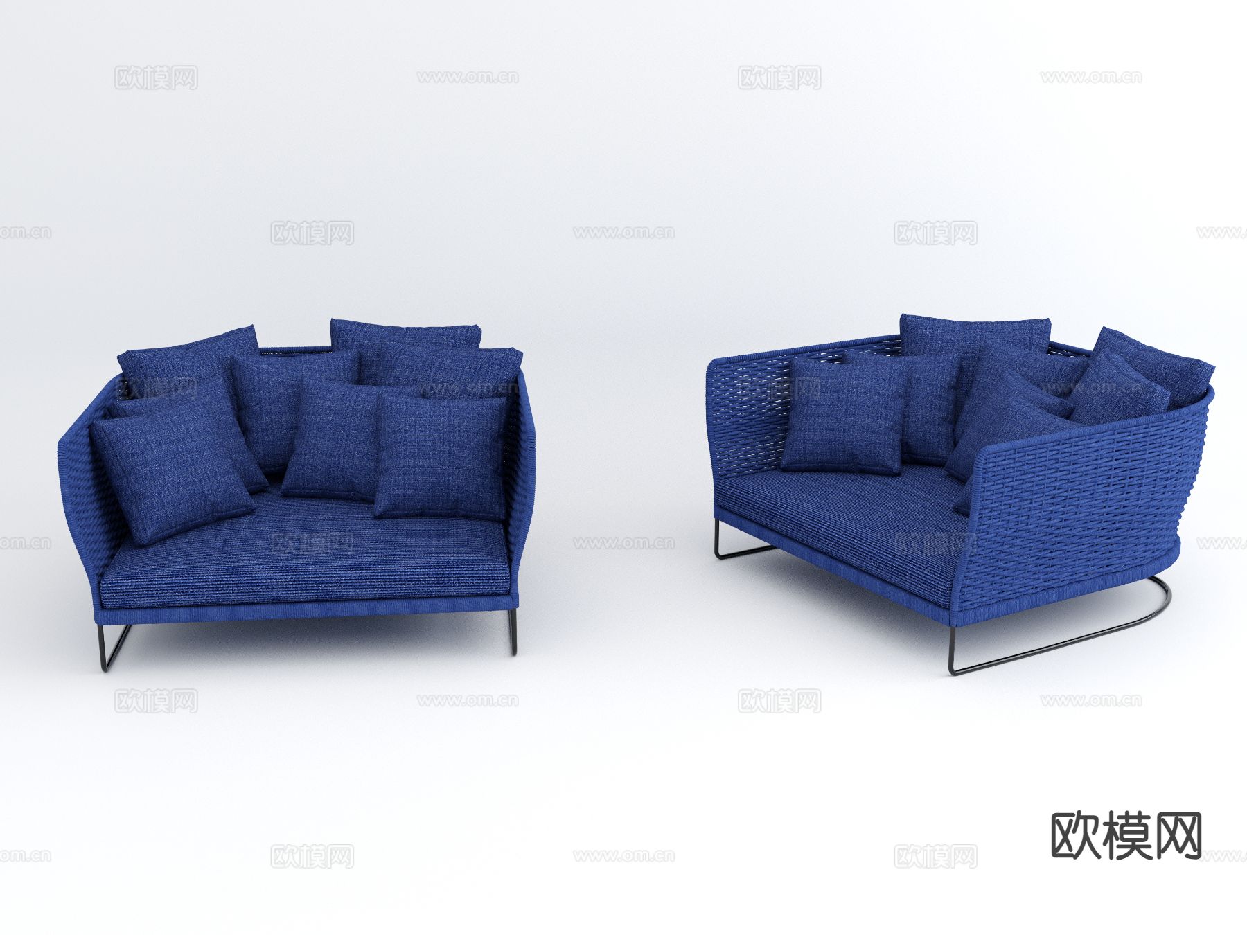 休闲沙发 扶手沙发su模型下载（渲染图2）