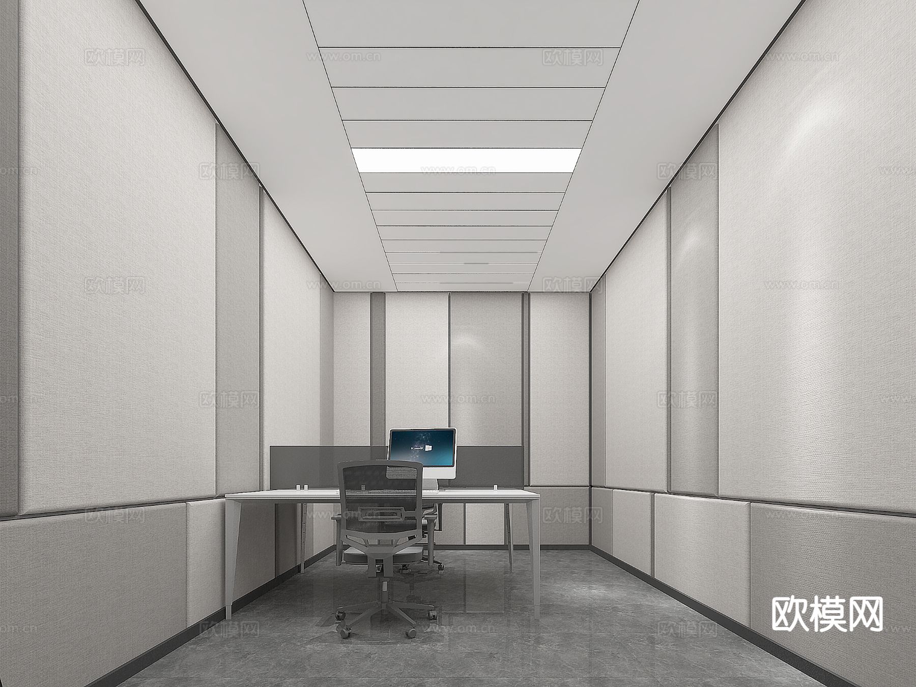 现代约谈室3d模型下载