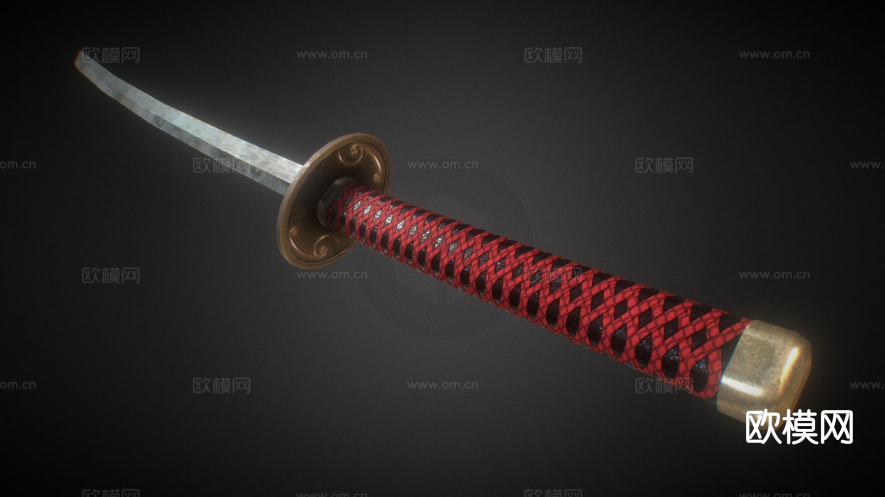 武士刀su模型下载（渲染图4）