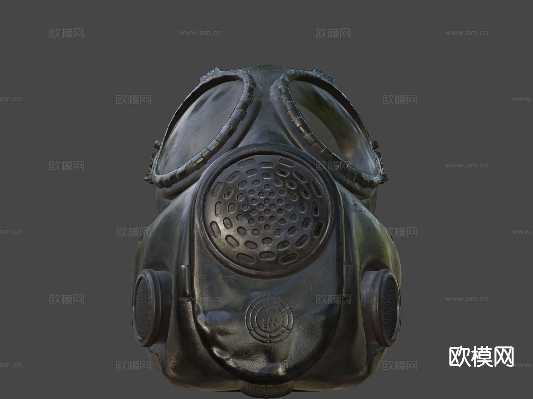 M17防毒面具 面罩su模型下载（渲染图6）