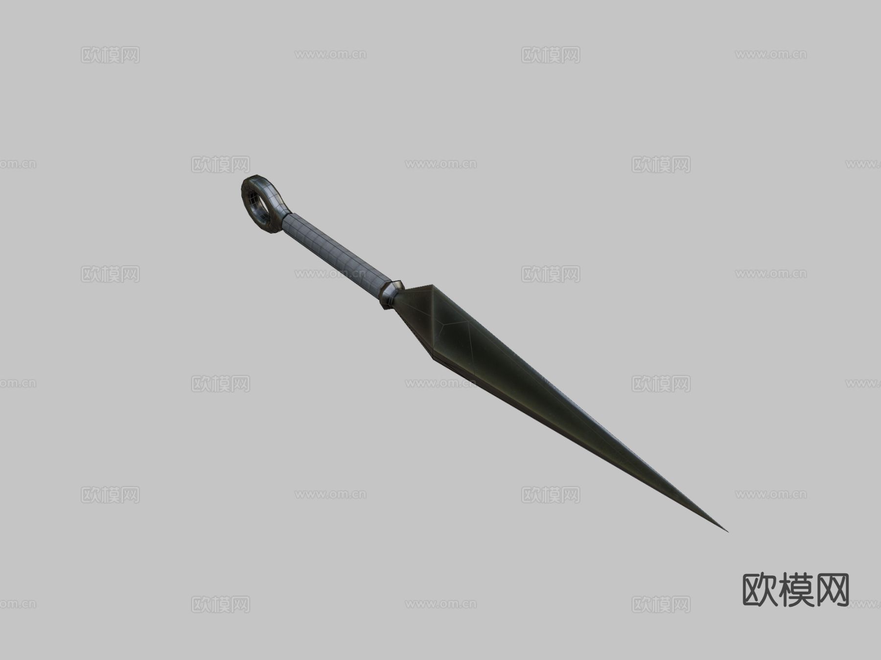 苦无飞镖su模型下载（渲染图1）