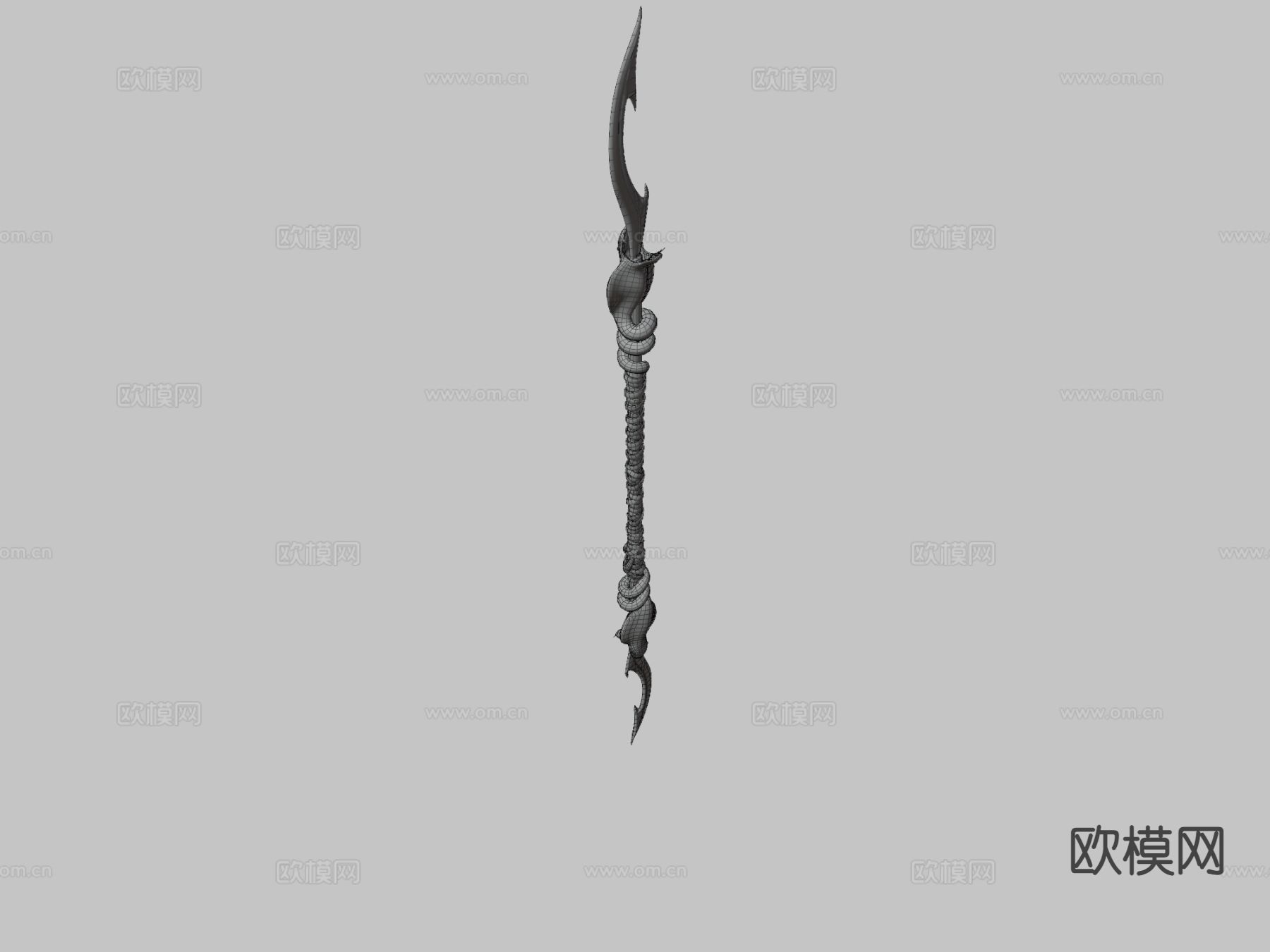 冥河双刃su模型下载（渲染图4）