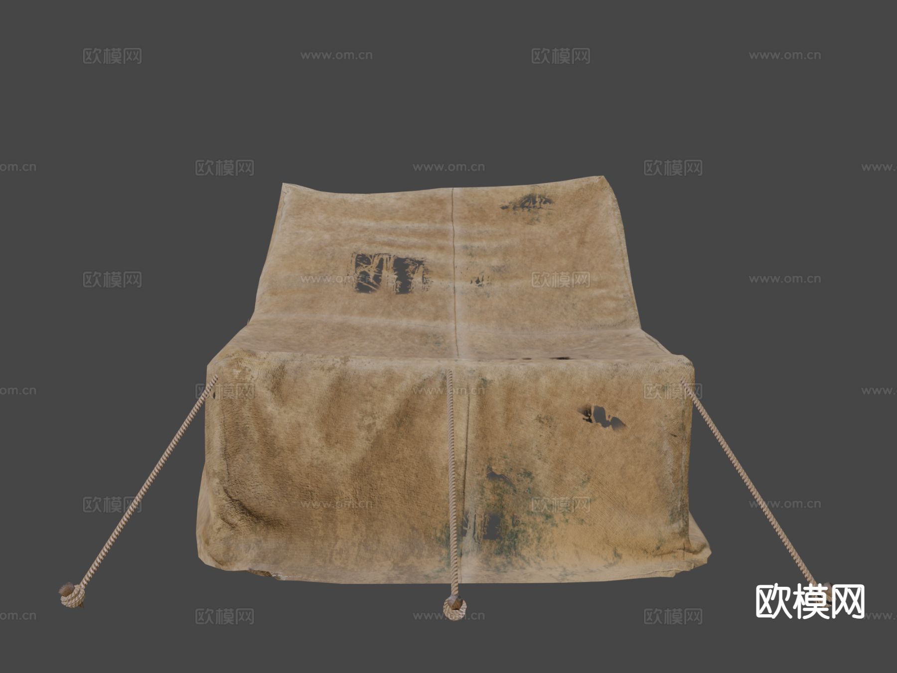 中世纪帐篷su模型下载（渲染图7）