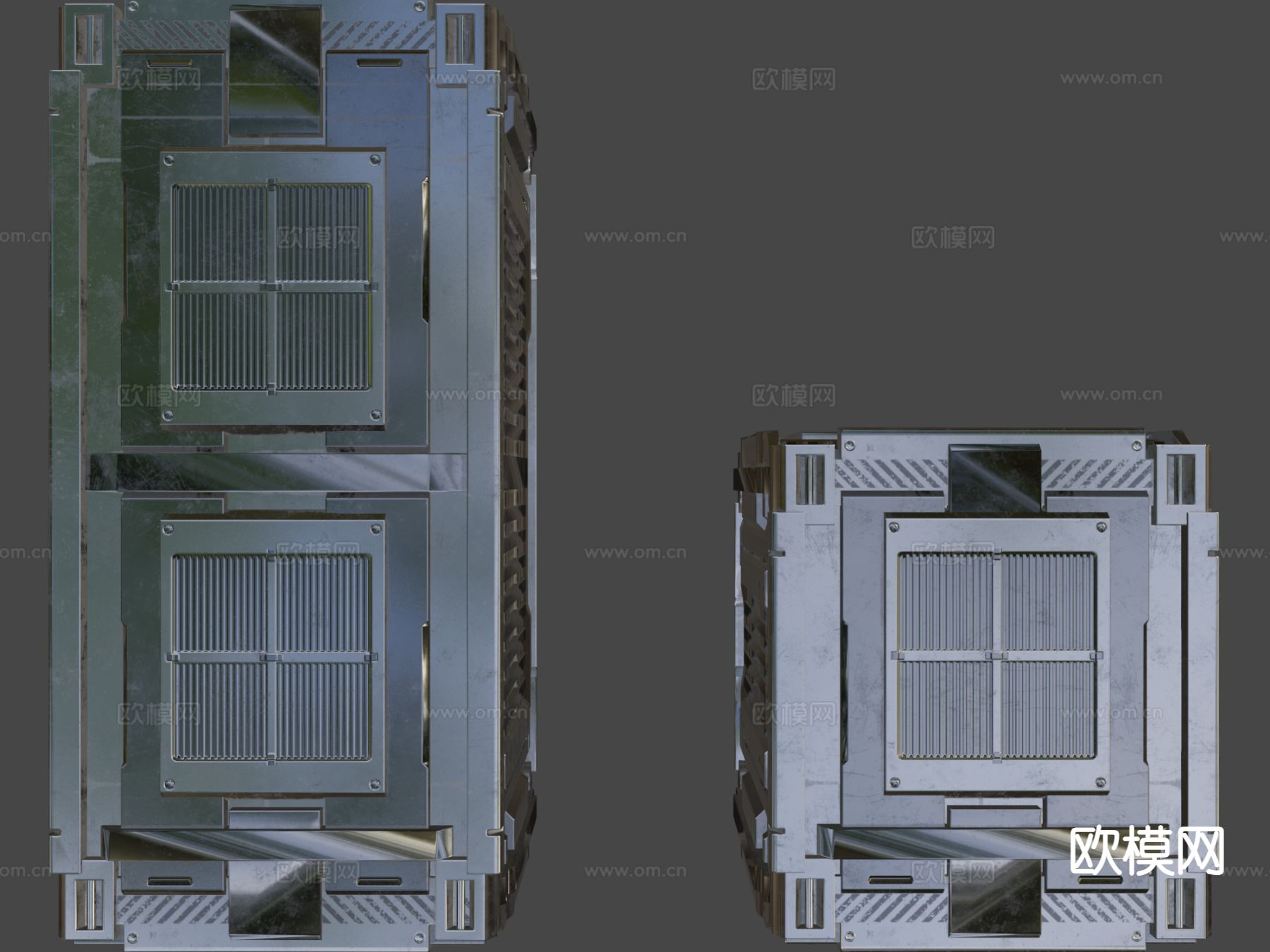 科幻工业容器su模型下载（渲染图7）