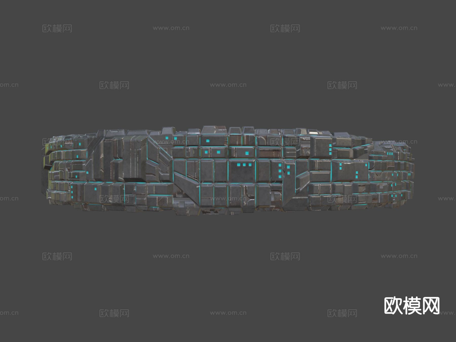 工业设备 太空站su模型下载（渲染图5）