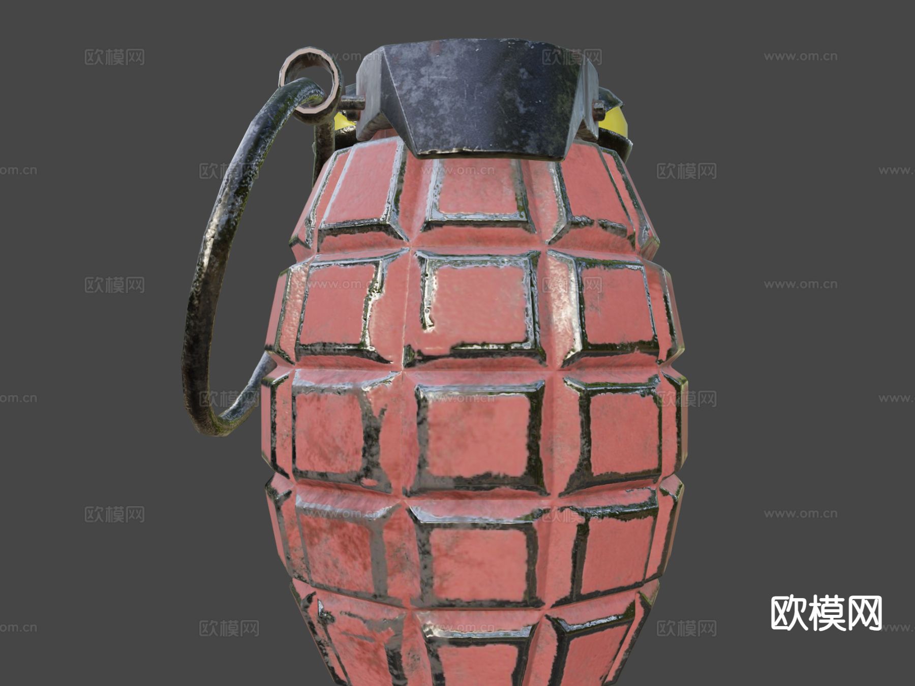 jinx手榴弹 炸弹 武器su模型下载（渲染图6）