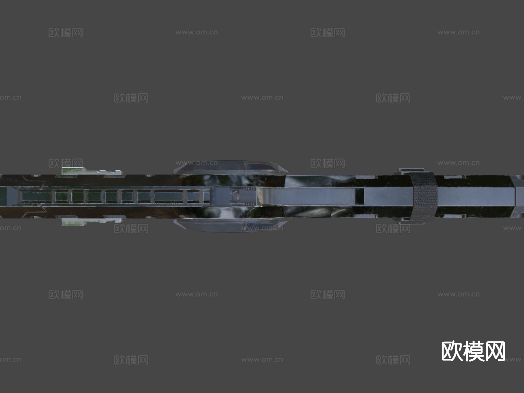 爆发加农炮su模型下载（渲染图4）
