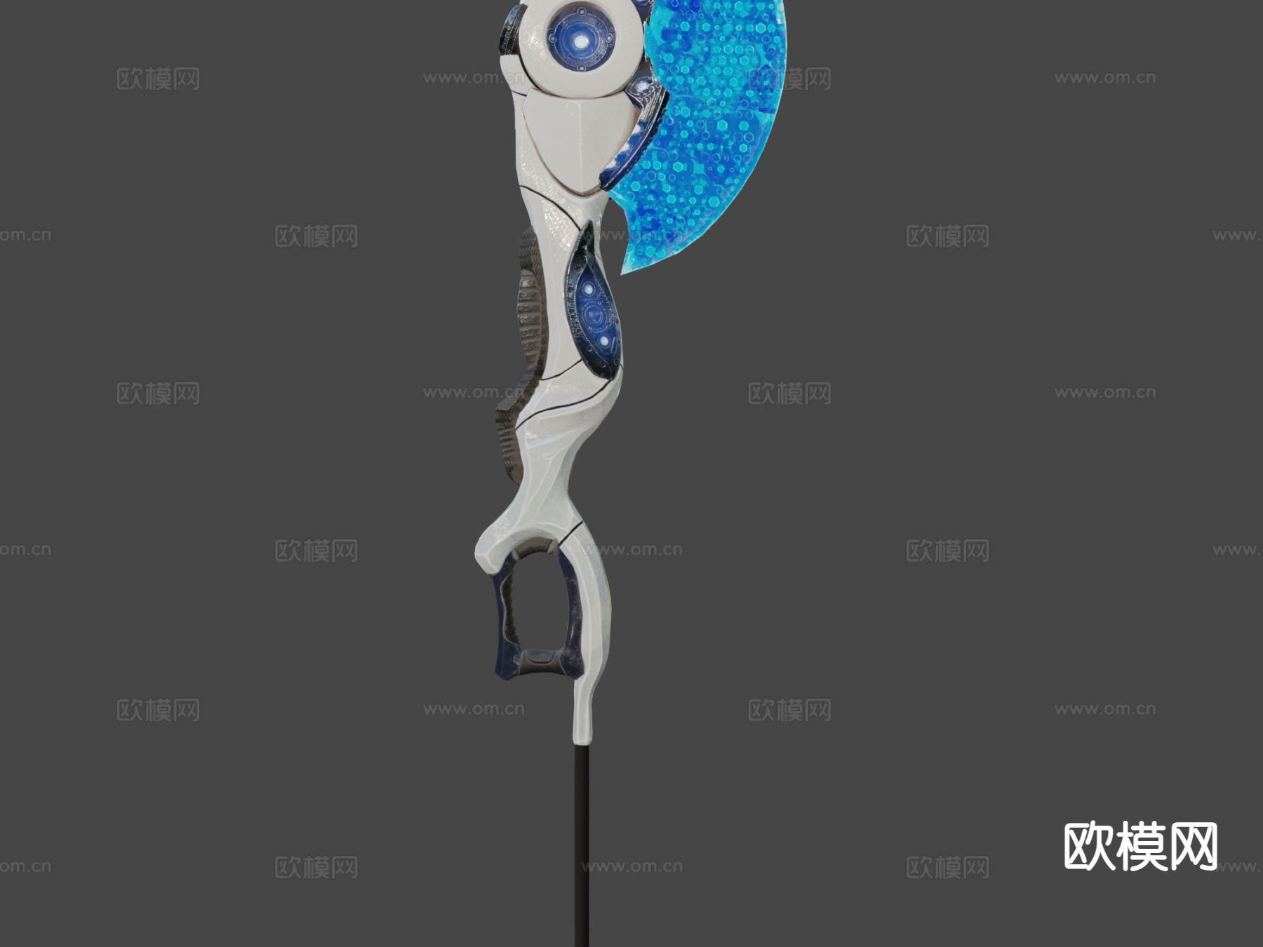 等离子巨斧su模型下载（渲染图7）