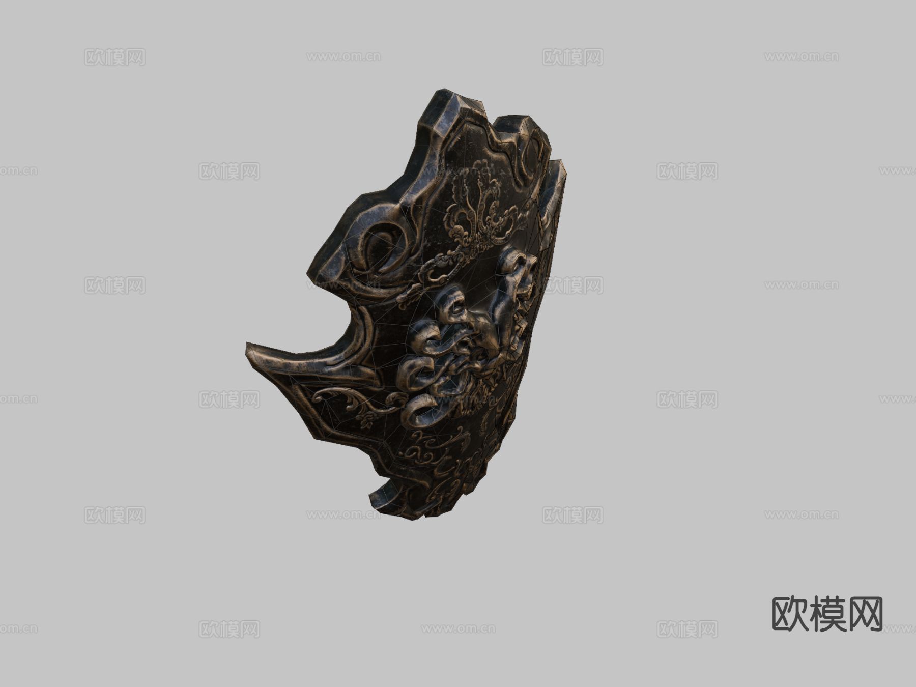 狮盾su模型下载（渲染图1）