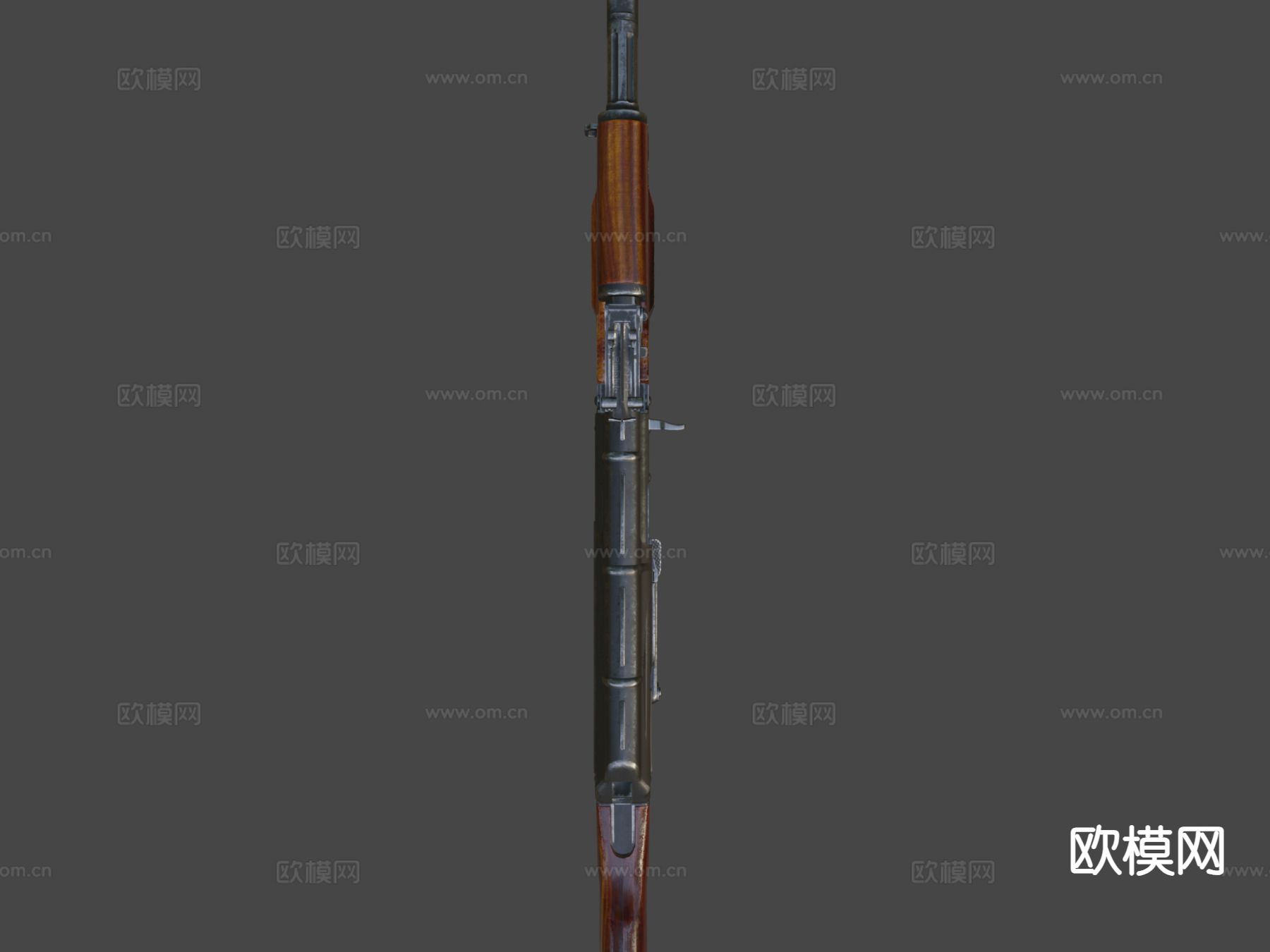 AK47步枪 枪支 枪械su模型下载（渲染图6）